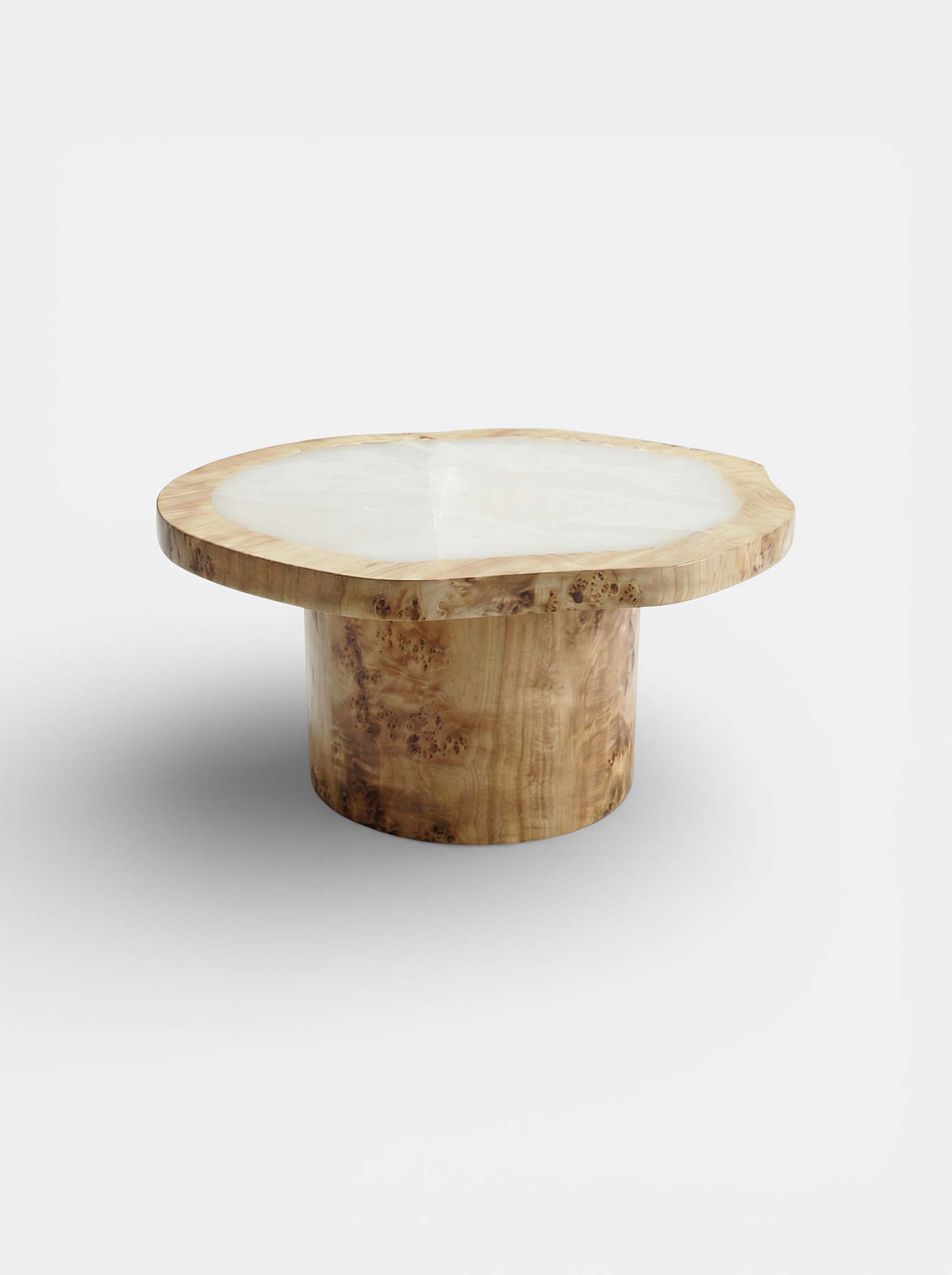 MARBERA Joan Solo Luxury Wood Coffee Table Italian