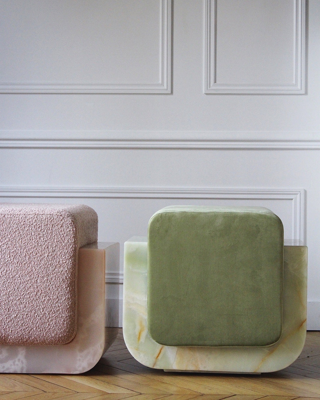 Green Onyx Oggi Stool