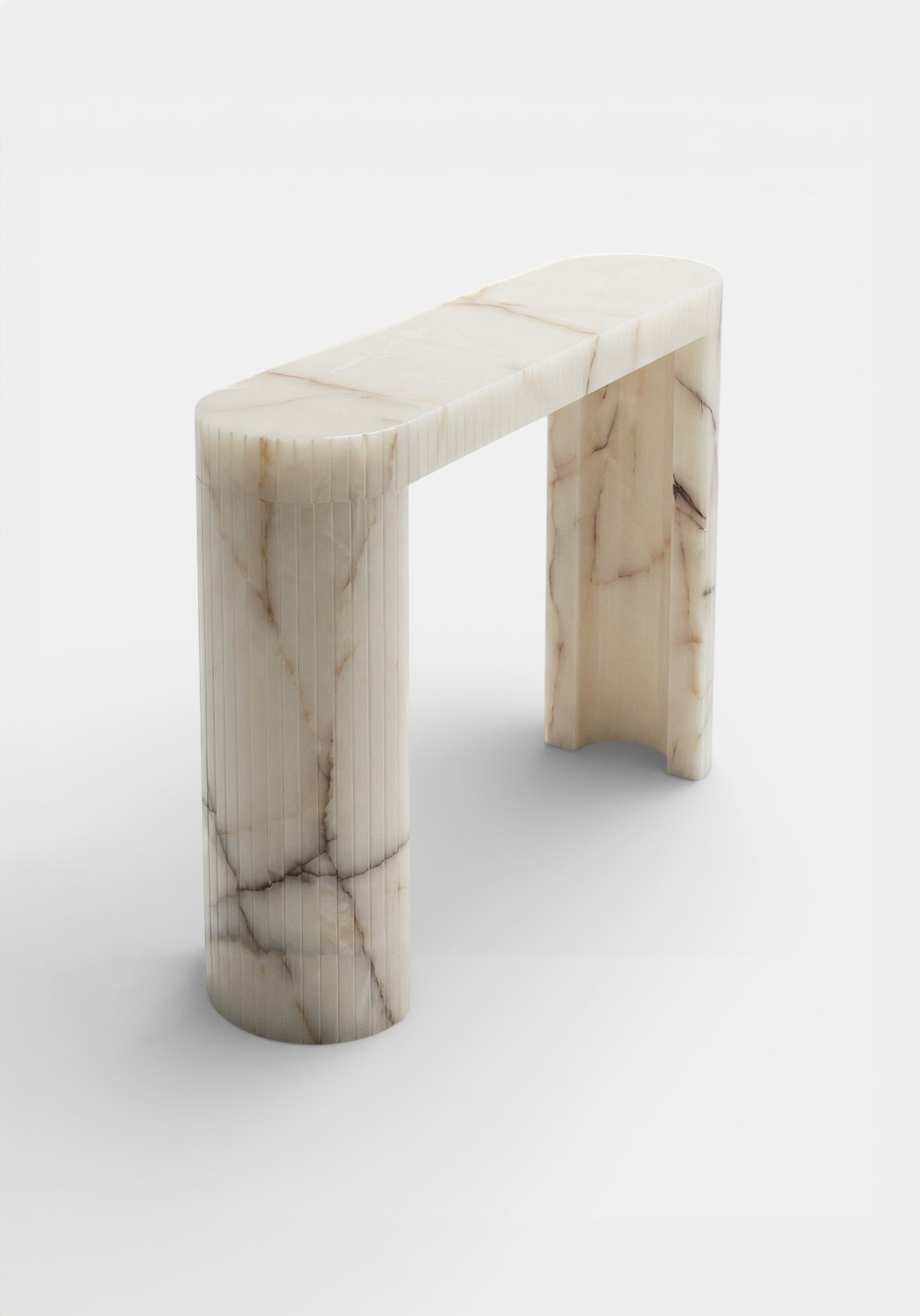 Luna Shell Onyx Console