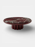 Edoni Bordeaux Lacquered And Rosso Levanto Marble