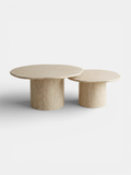 Joan Duo Travertine Coffee Table