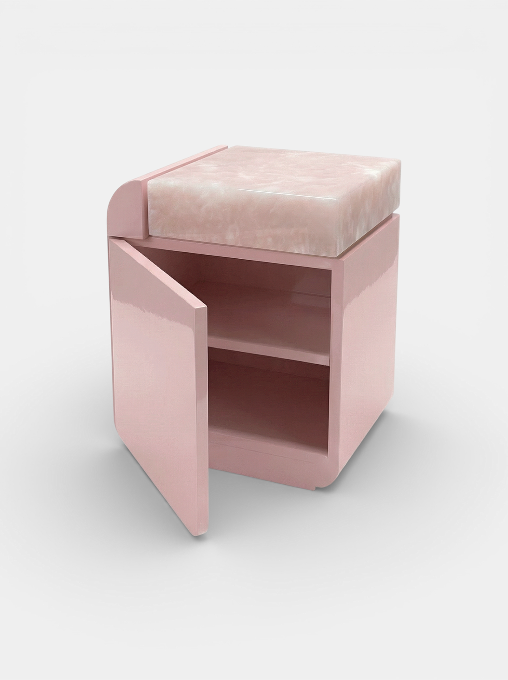 Amo Pink Storage Table