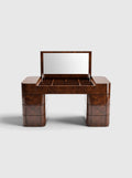 Andrea Dark Burl Wood Vanity