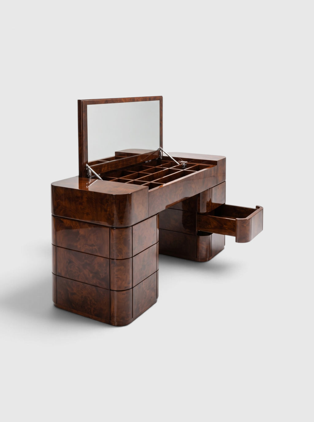Andrea Dark Burl Wood Vanity
