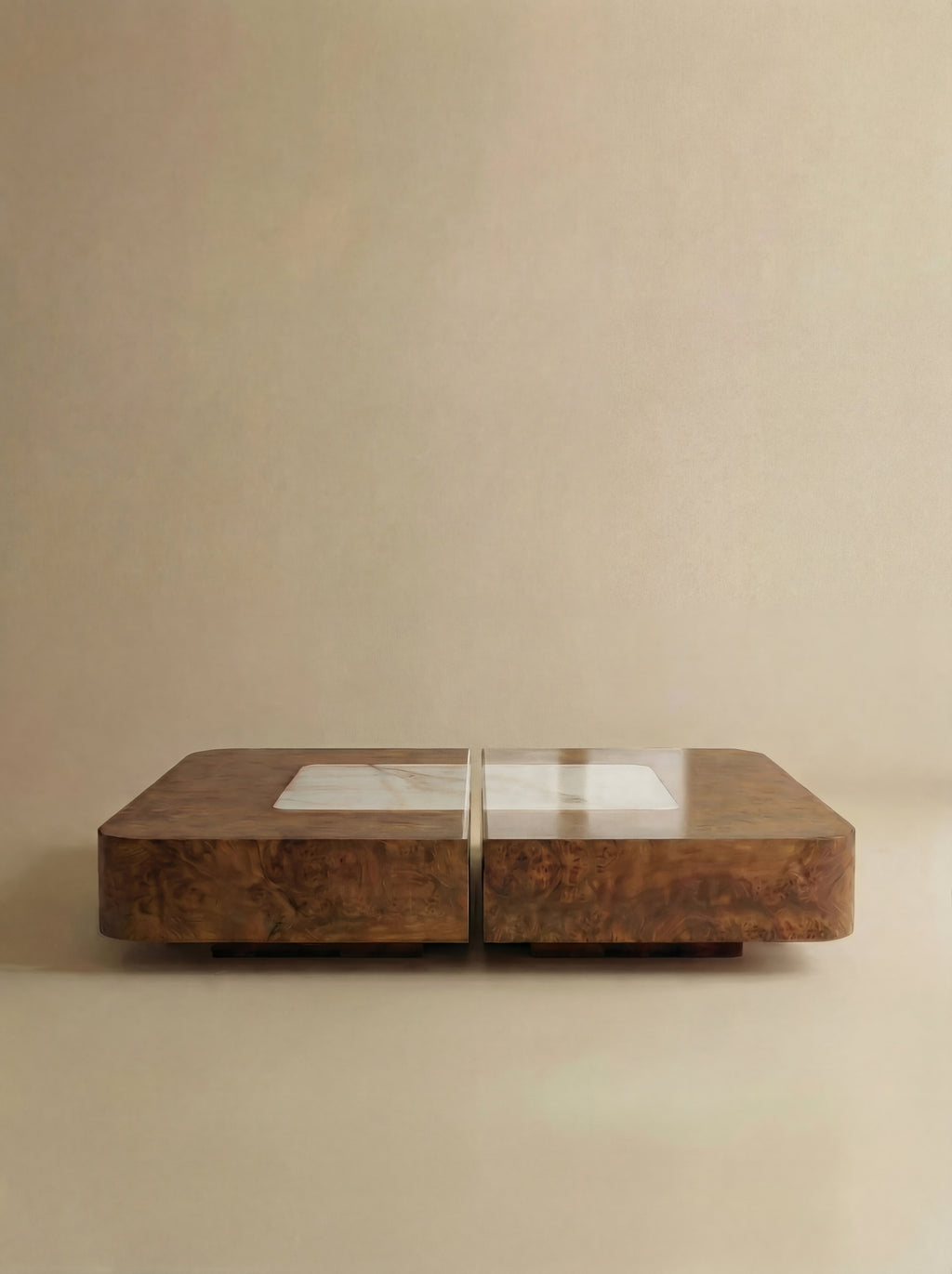 Baci Burl Wood And Shell Onyx