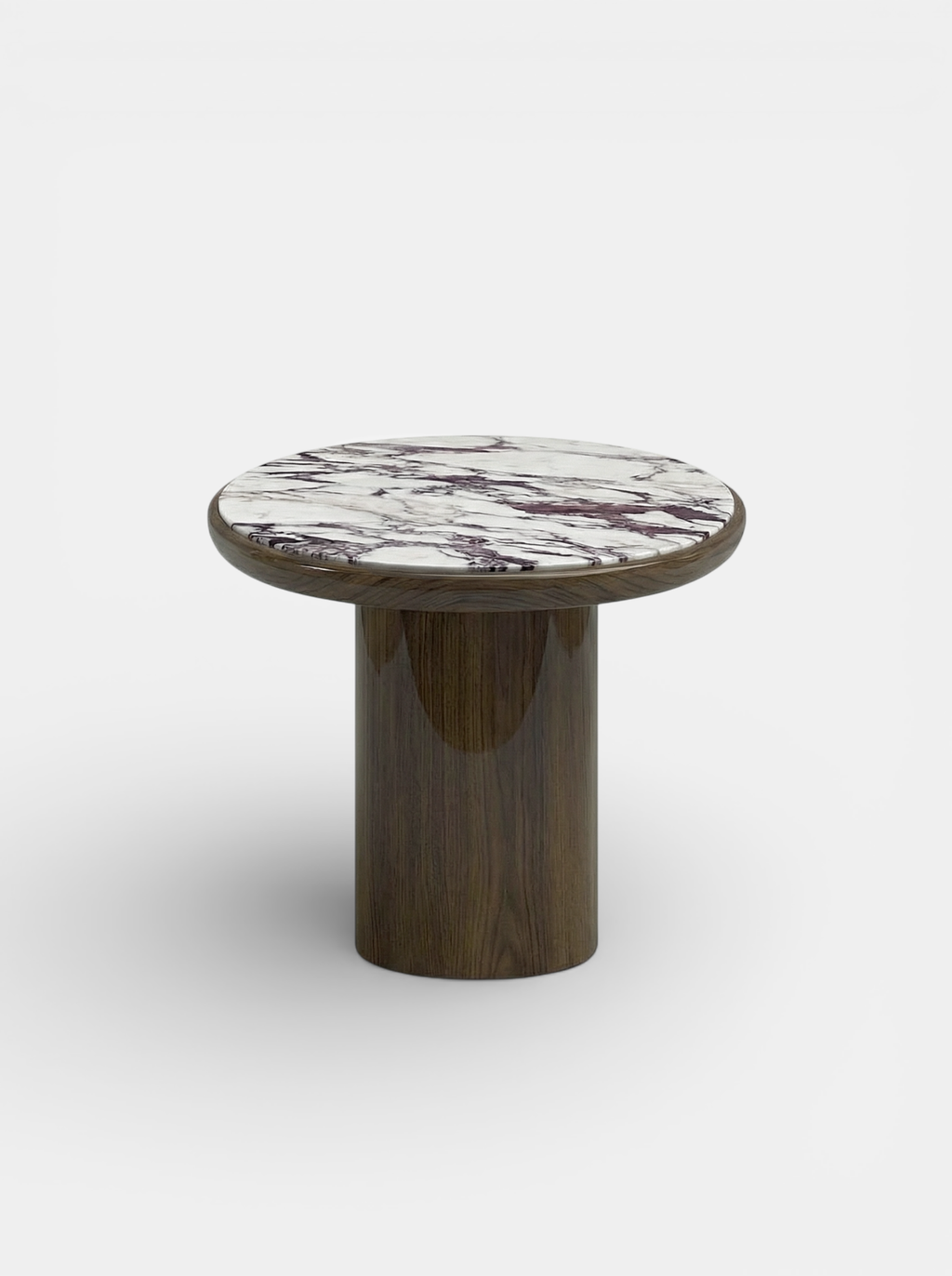 Carla Wood And Calacatta Viola Dining Table