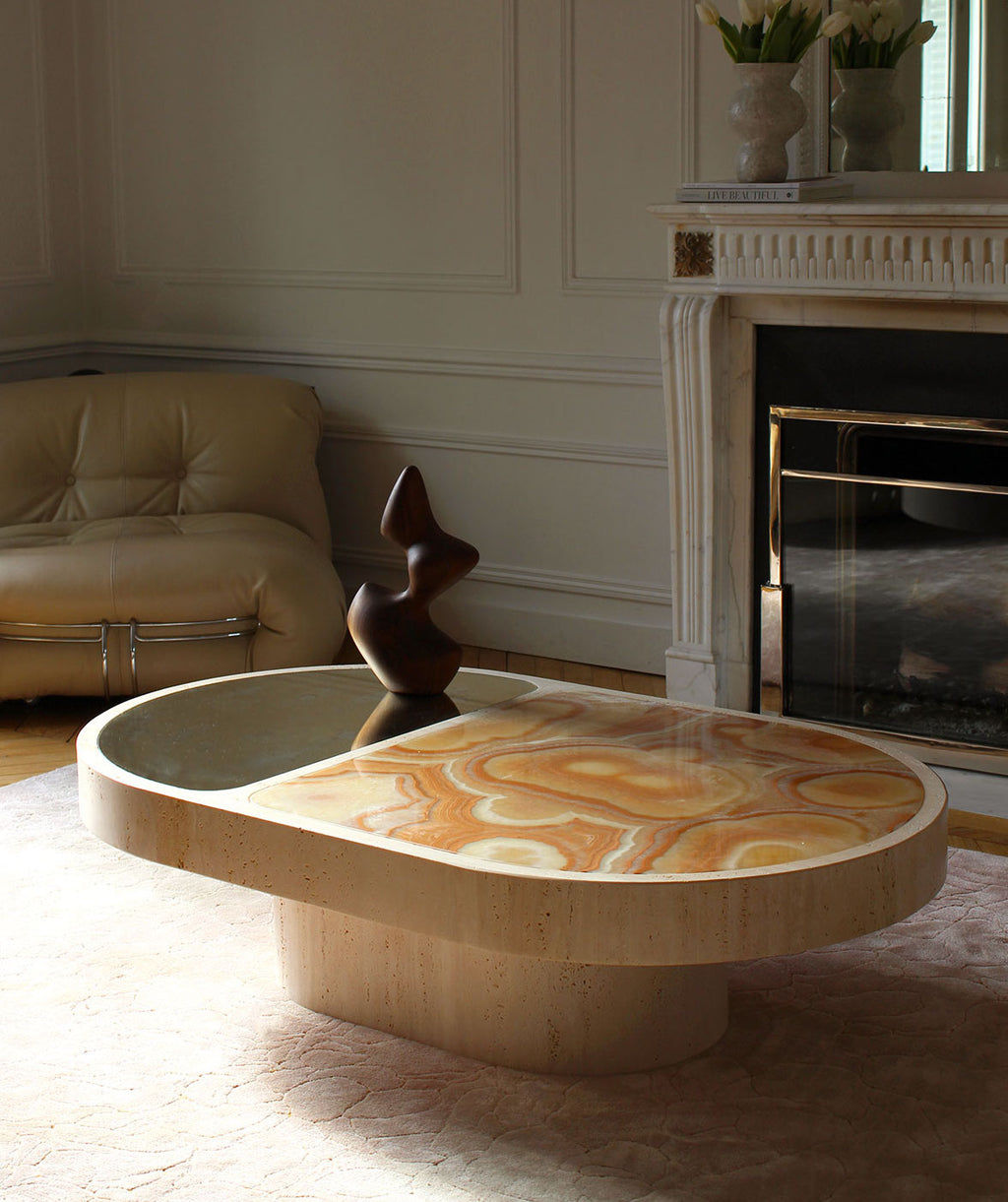 Cohesion Coffee Table With Sixties Onyx
