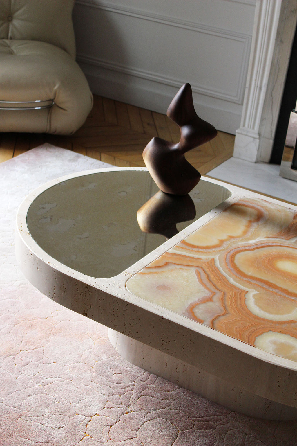 Cohesion Coffee Table With Sixties Onyx
