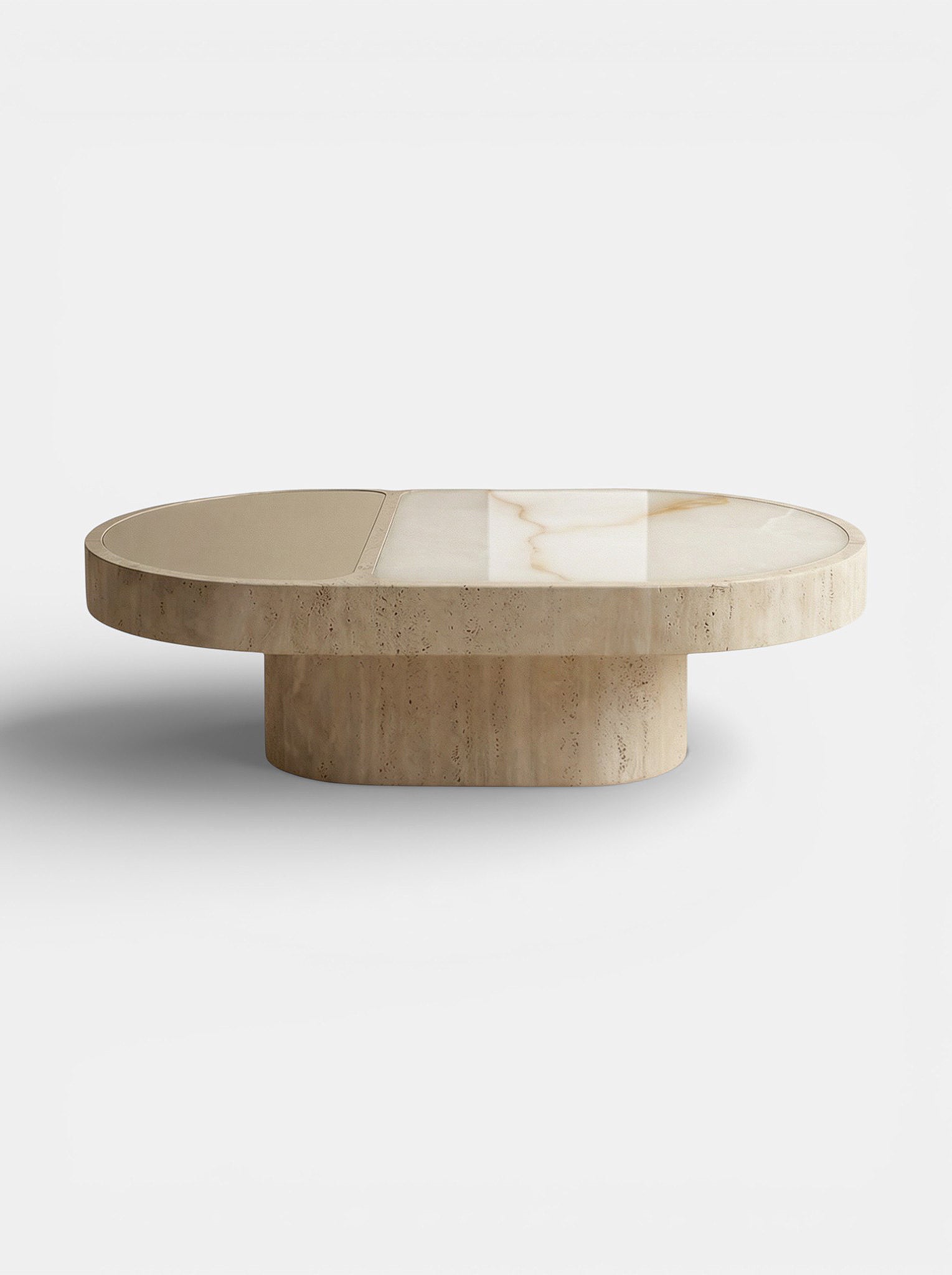 Cohesion Coffee Table With Shell Onyx