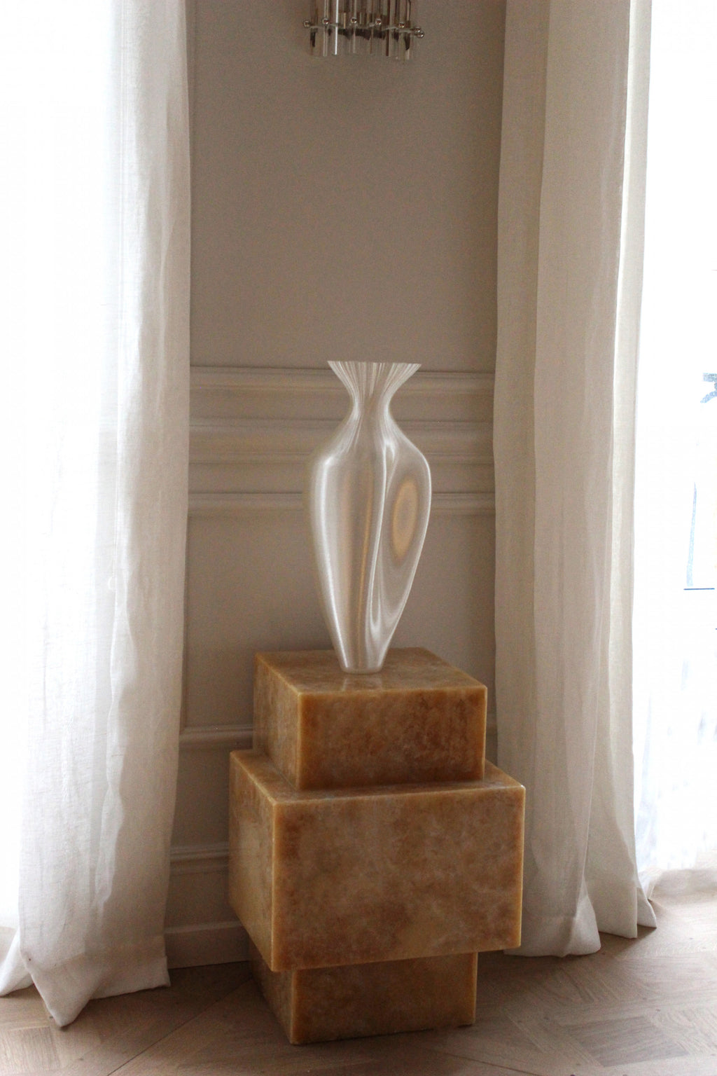 MARBERA Honey Onyx Table Designer Italian Furniture