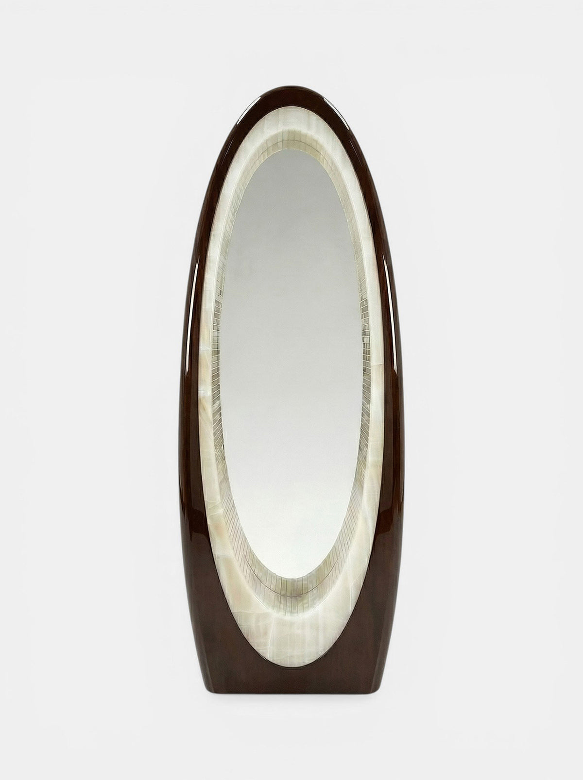Harch Harch Brown And White Onyx Mirror – MARBERA