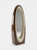 Harch Wooden And Off-White Mirror