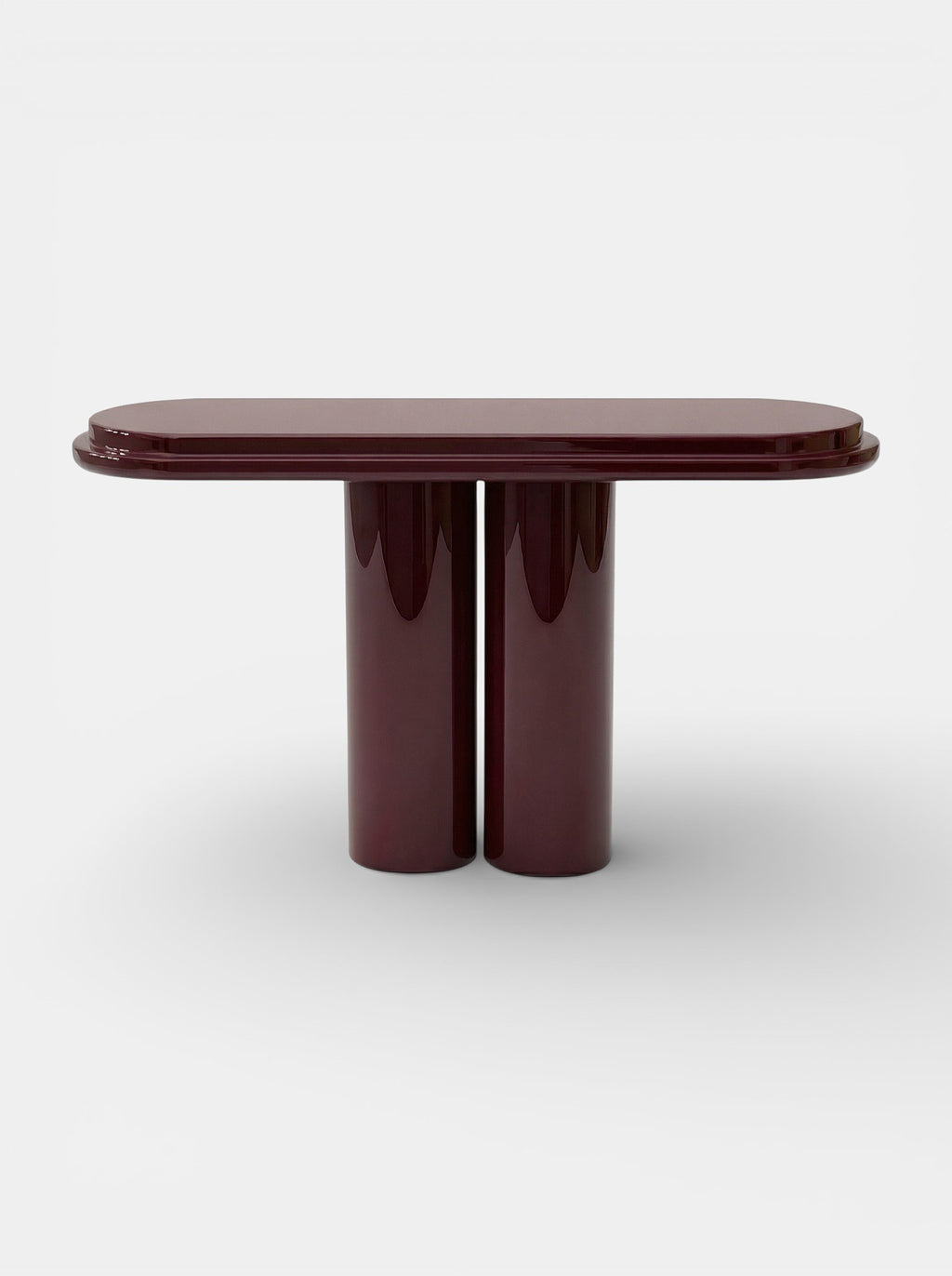 Ida Bordeaux Lacquered Console