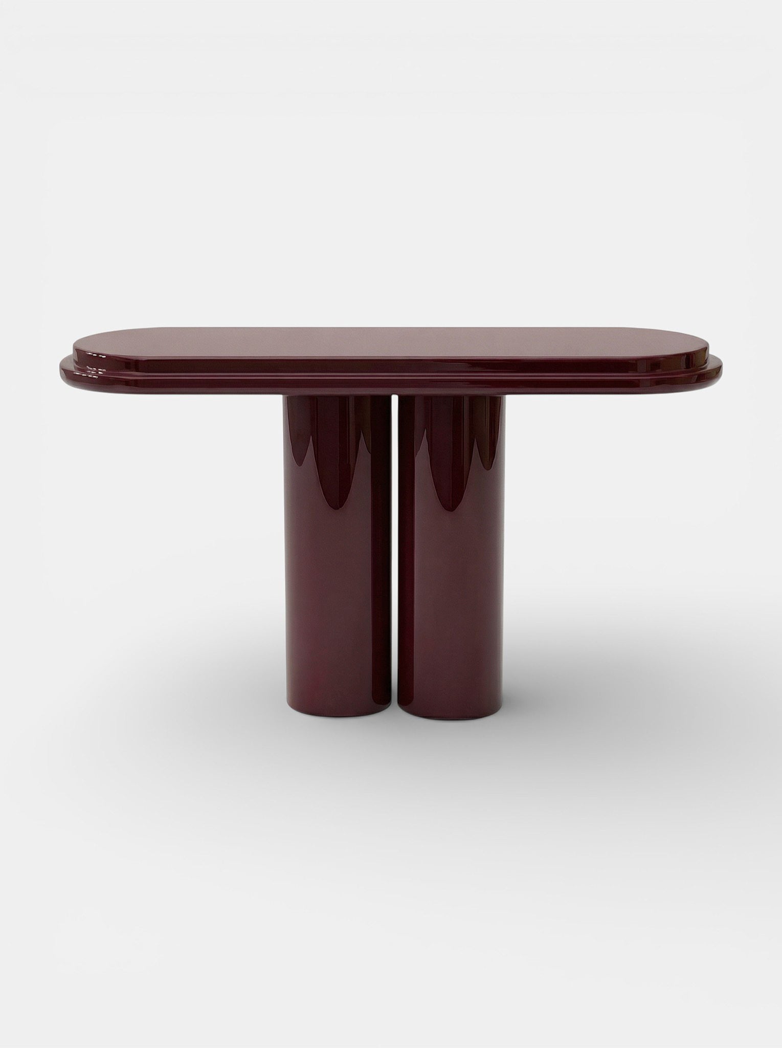 Ida Bordeaux Lacquered Console