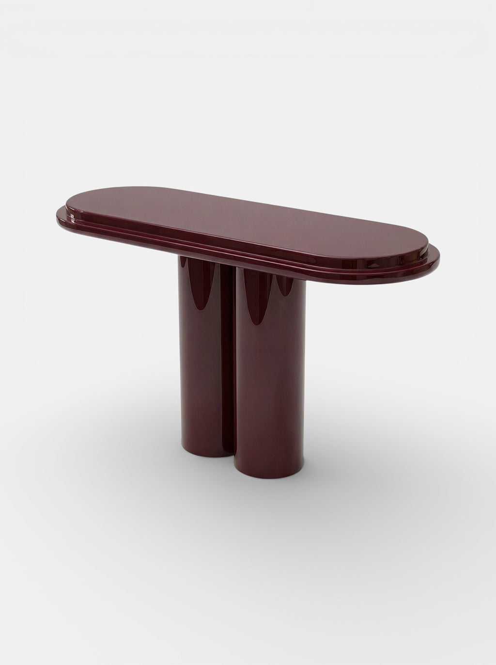 Ida Bordeaux Lacquered Console