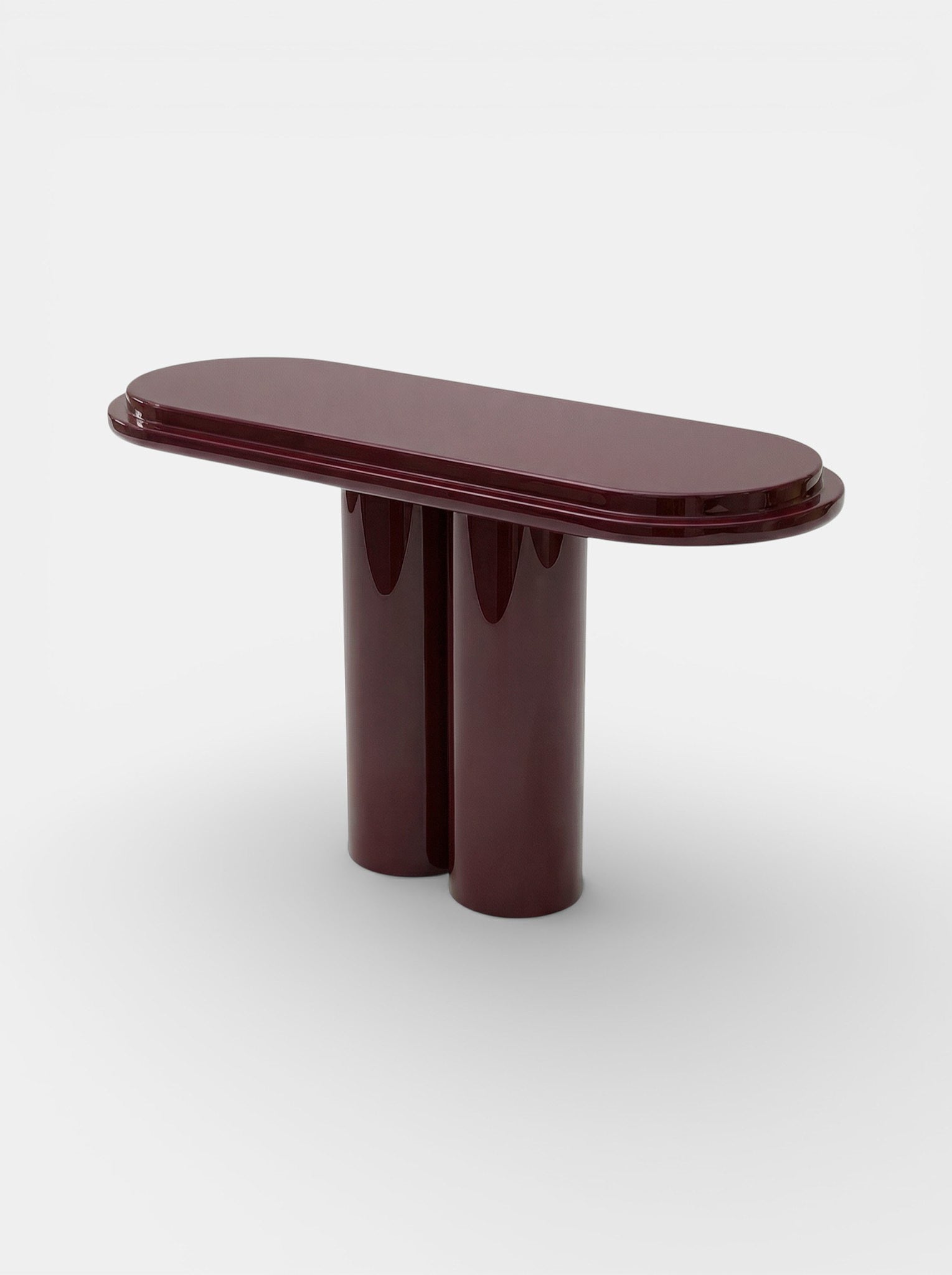 Ida Bordeaux Lacquered Console
