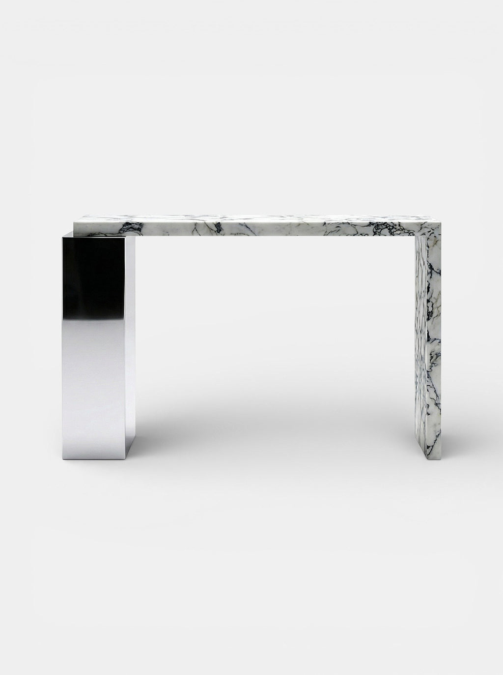Jill Console Calacatta Viola & Inox