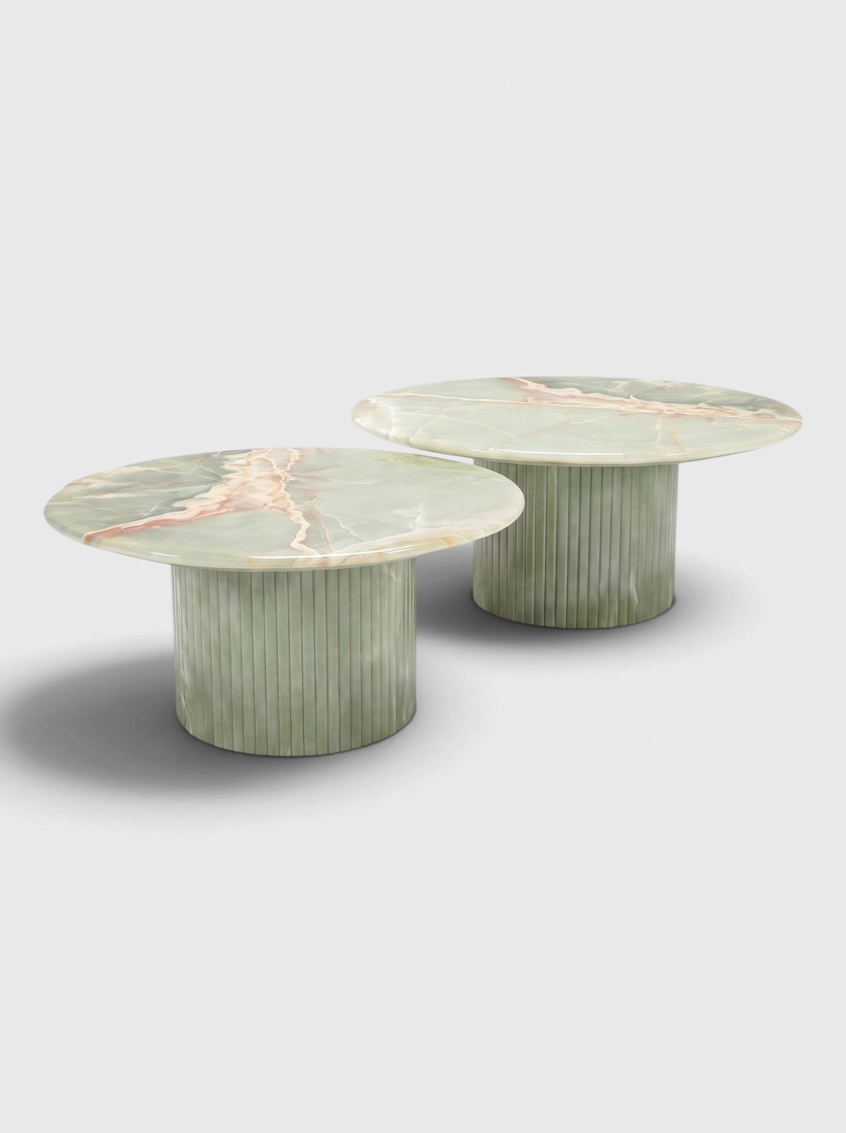 Joan Duo Green Onyx Coffee Table
