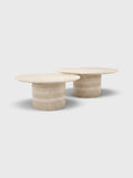 Joan Duo Ivory Onyx Table