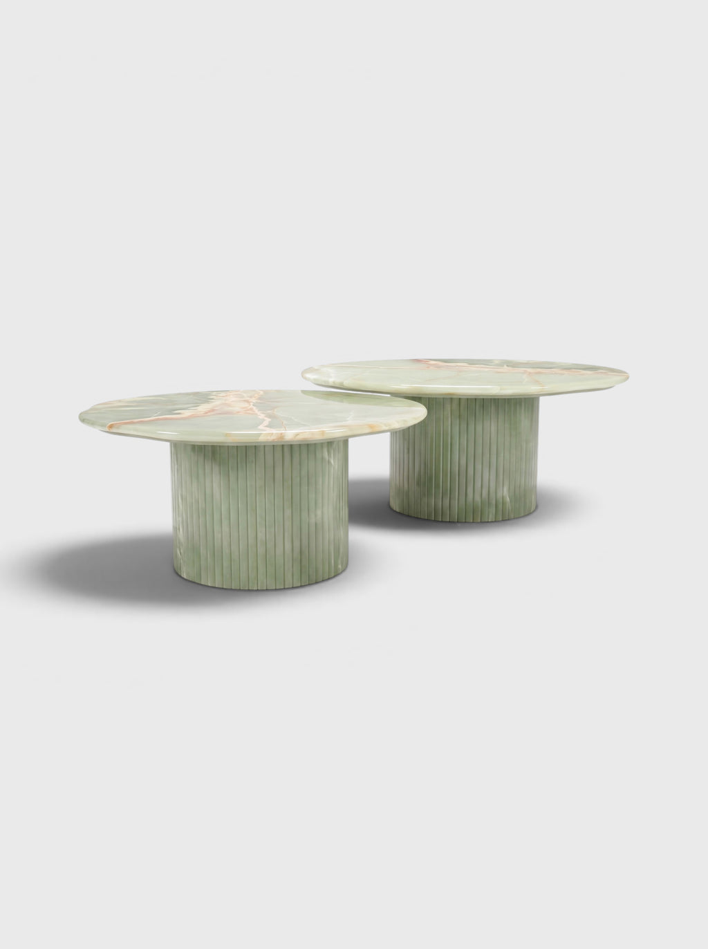 Joan Duo Green Onyx Coffee Table