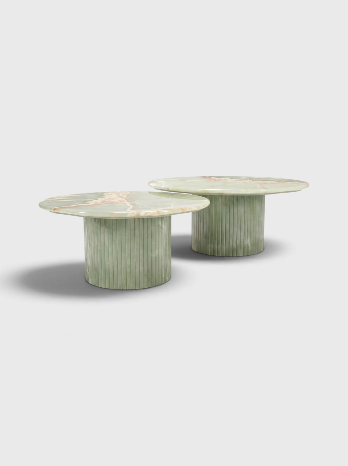 Joan Duo Green Onyx Coffee Table