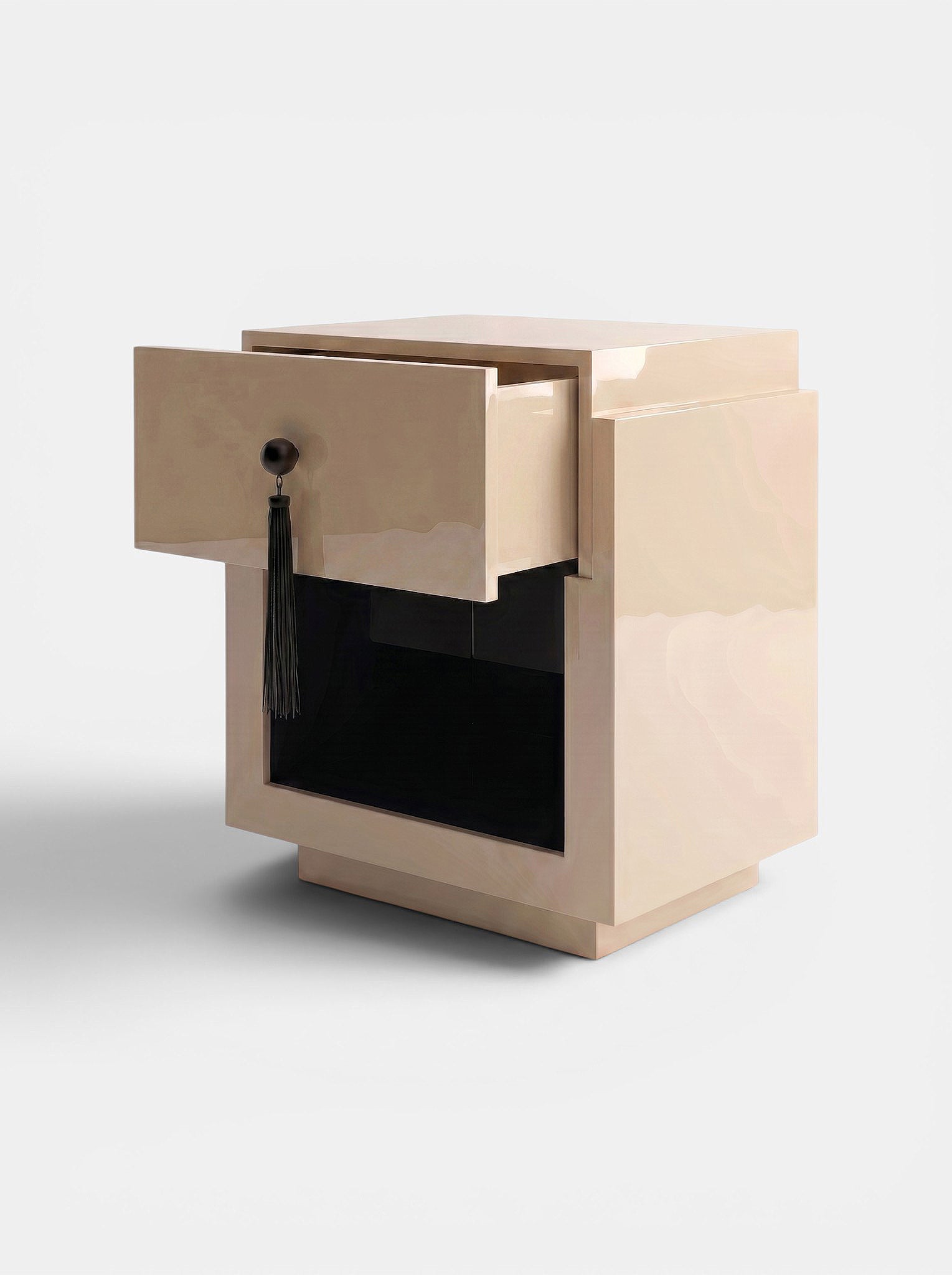 Leo Off-White Wood And Vanilla Onyx