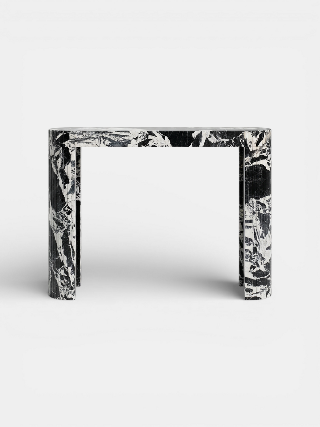 Linea Marble Console MARBERA Luna Grand Marble Console Luxury Handmade