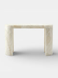 Luna White Onyx Console