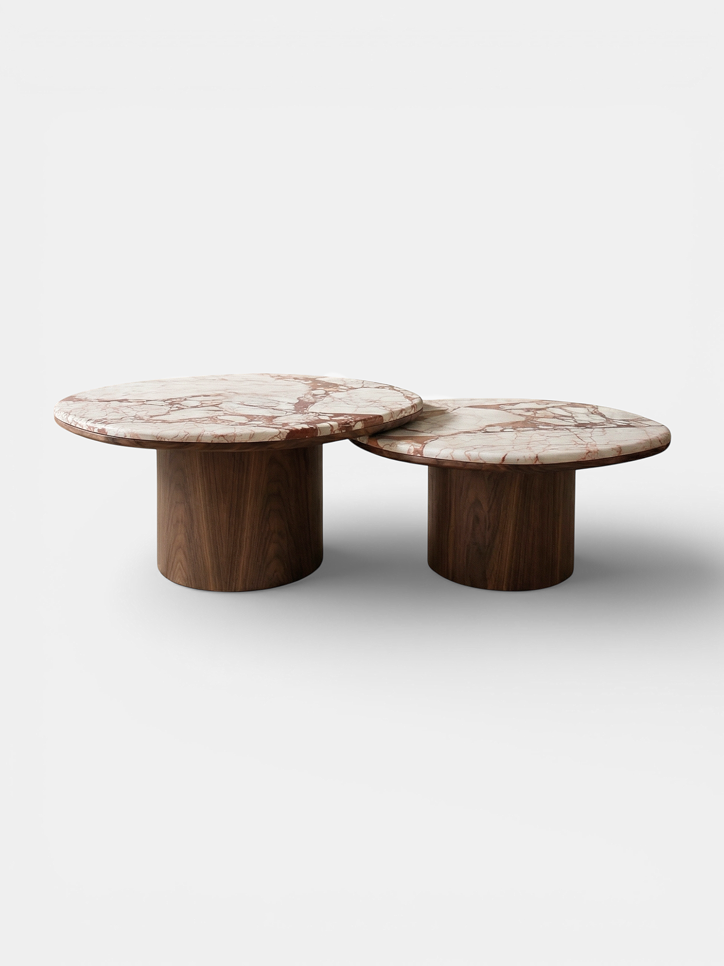 Alexis Duo Table Calacatta Borgogna And Wood