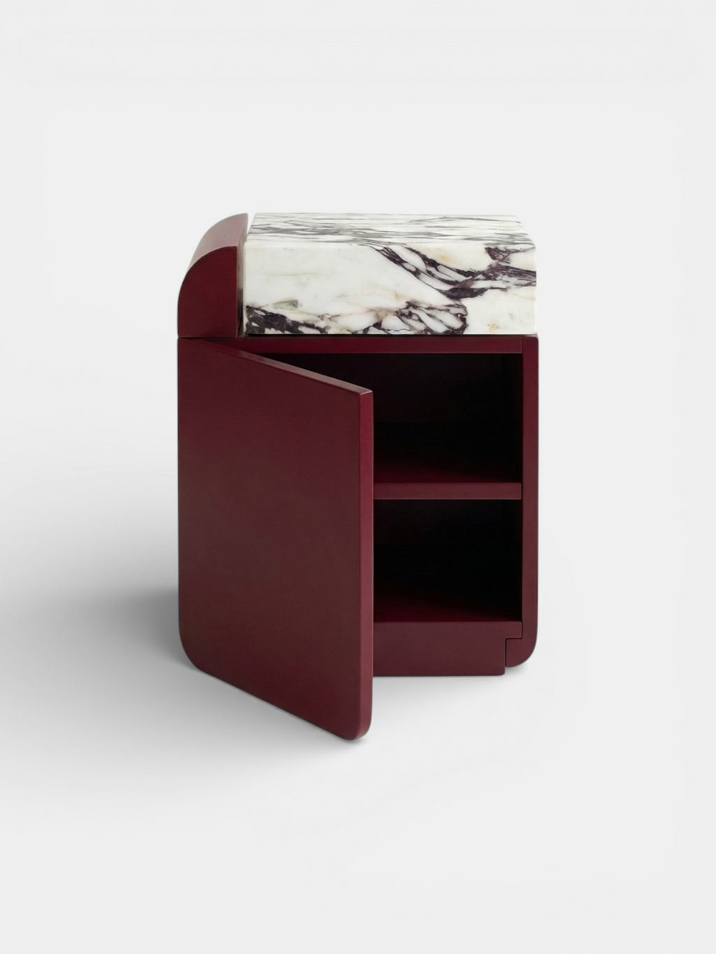 Amo Bordeaux Storage Table