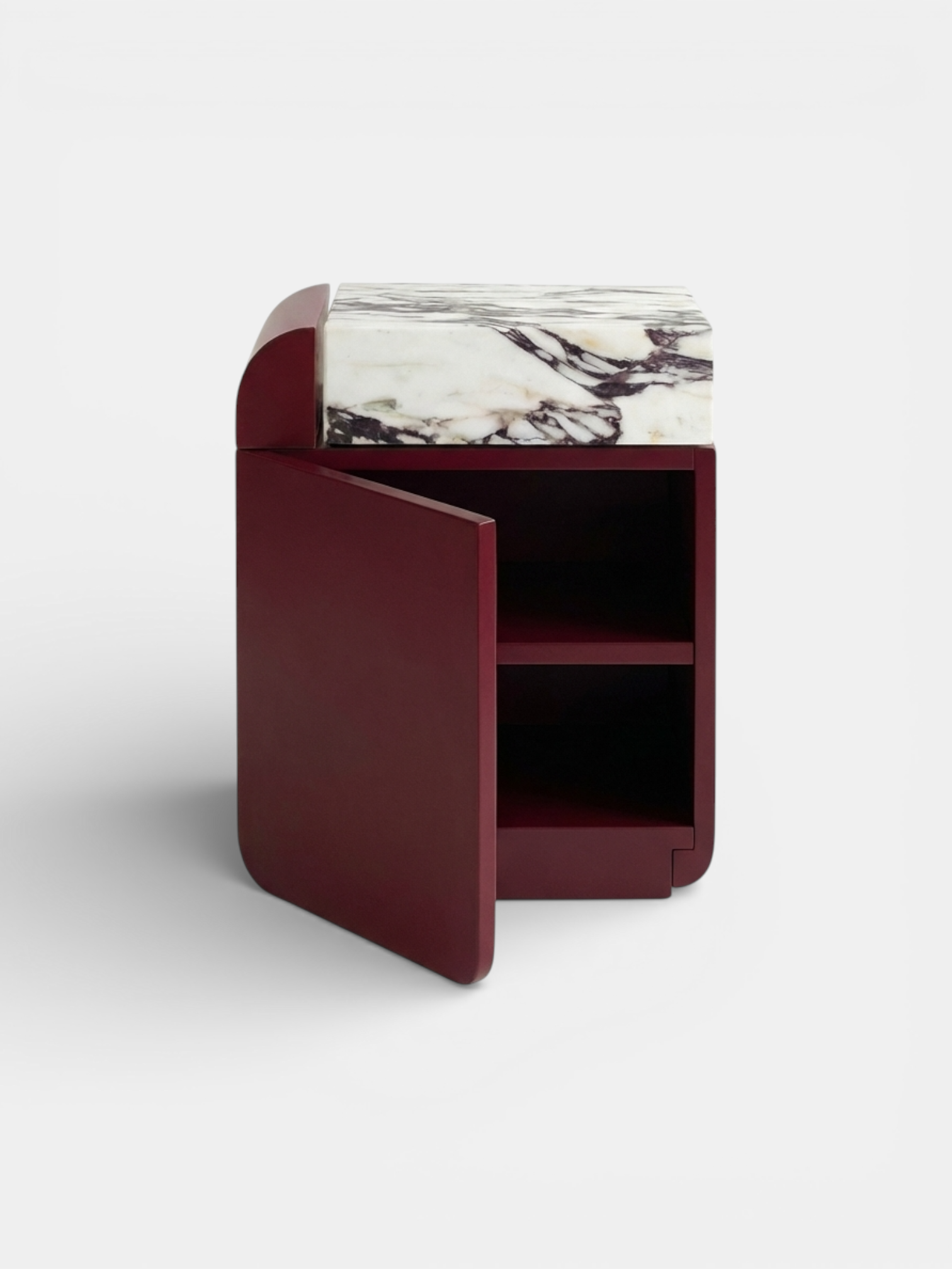 Amo Bordeaux Storage Table