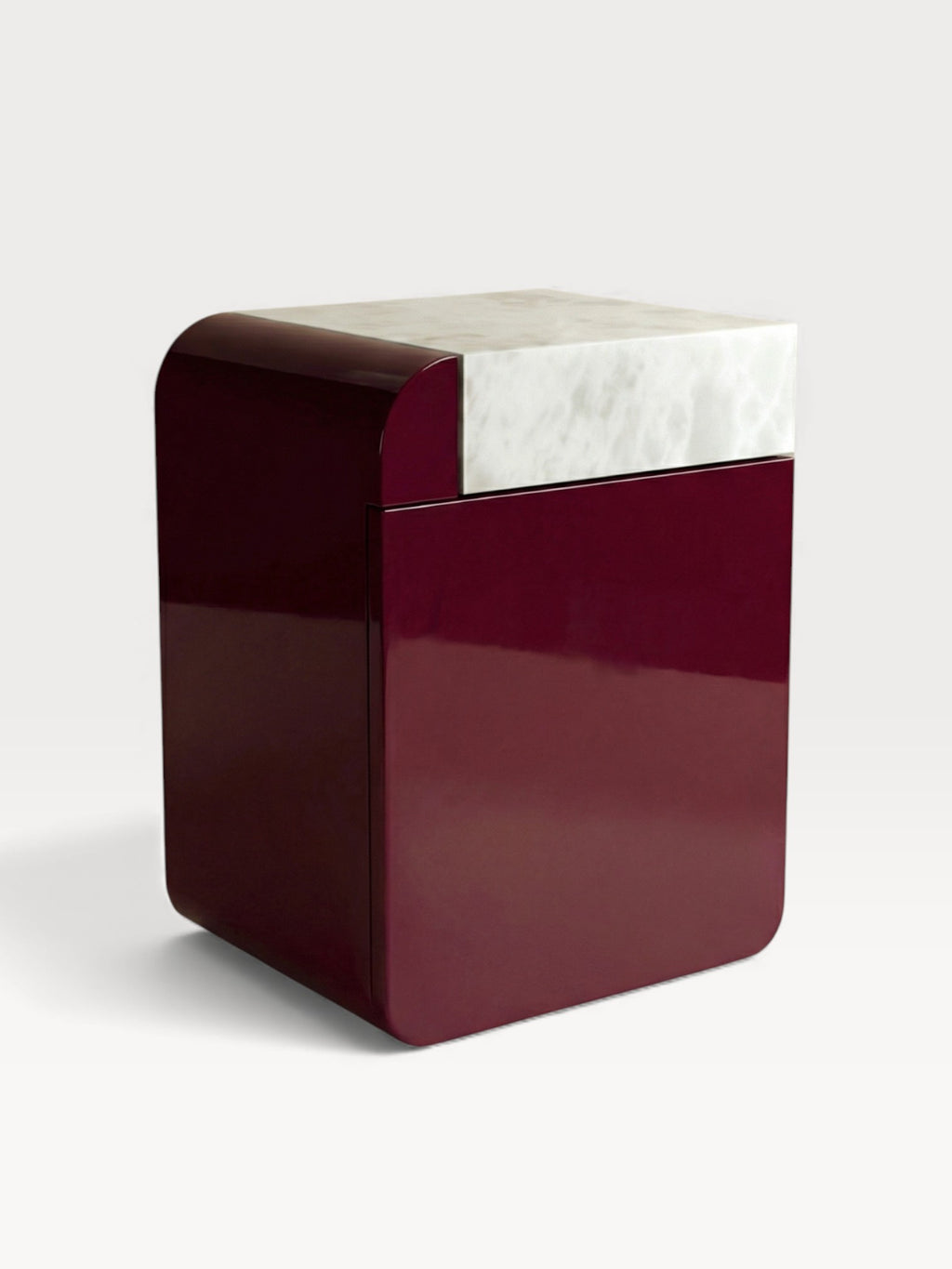 Amo Bordeaux Storage Table