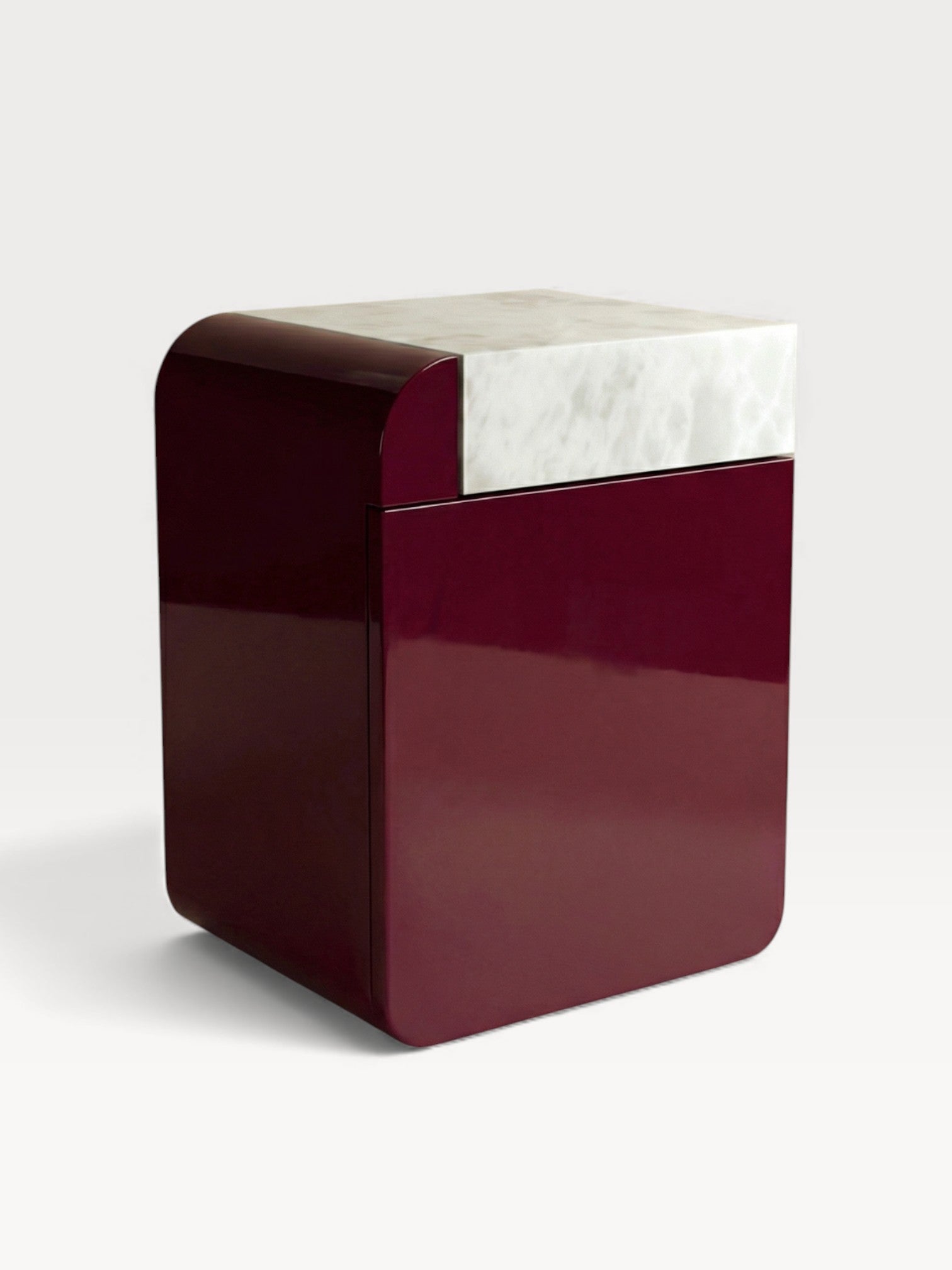 Amo Bordeaux Storage Table