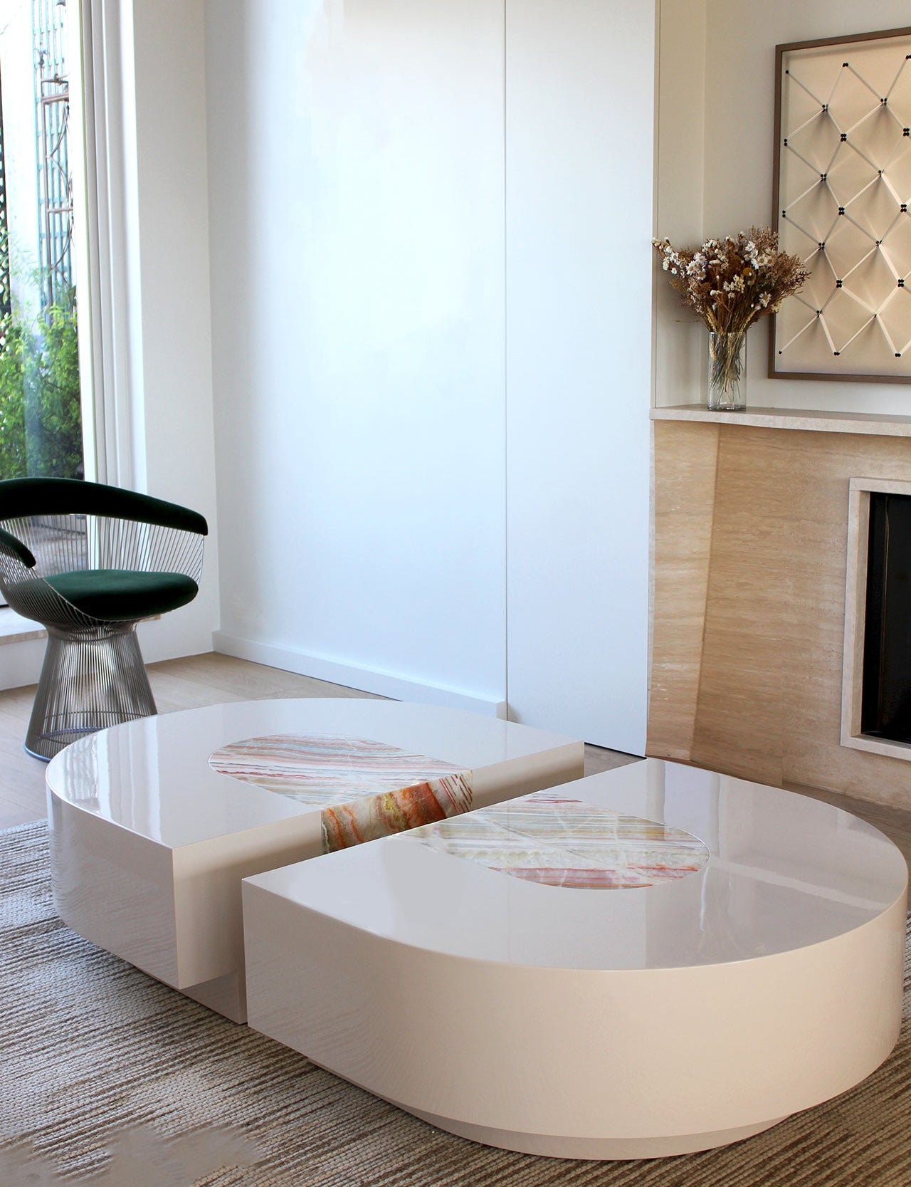 Baci Capsule Rainbow Onyx Coffee Table