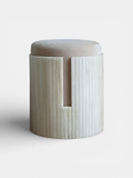 Ivory Onyx Dolce Stool