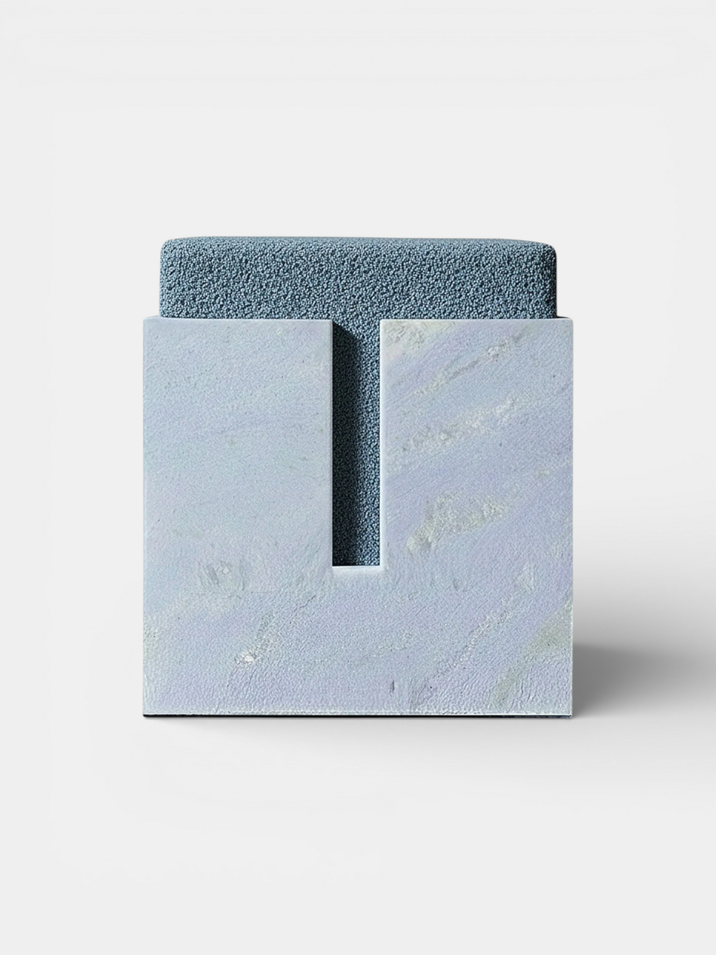 Gabi Blue Sky Marble Stool