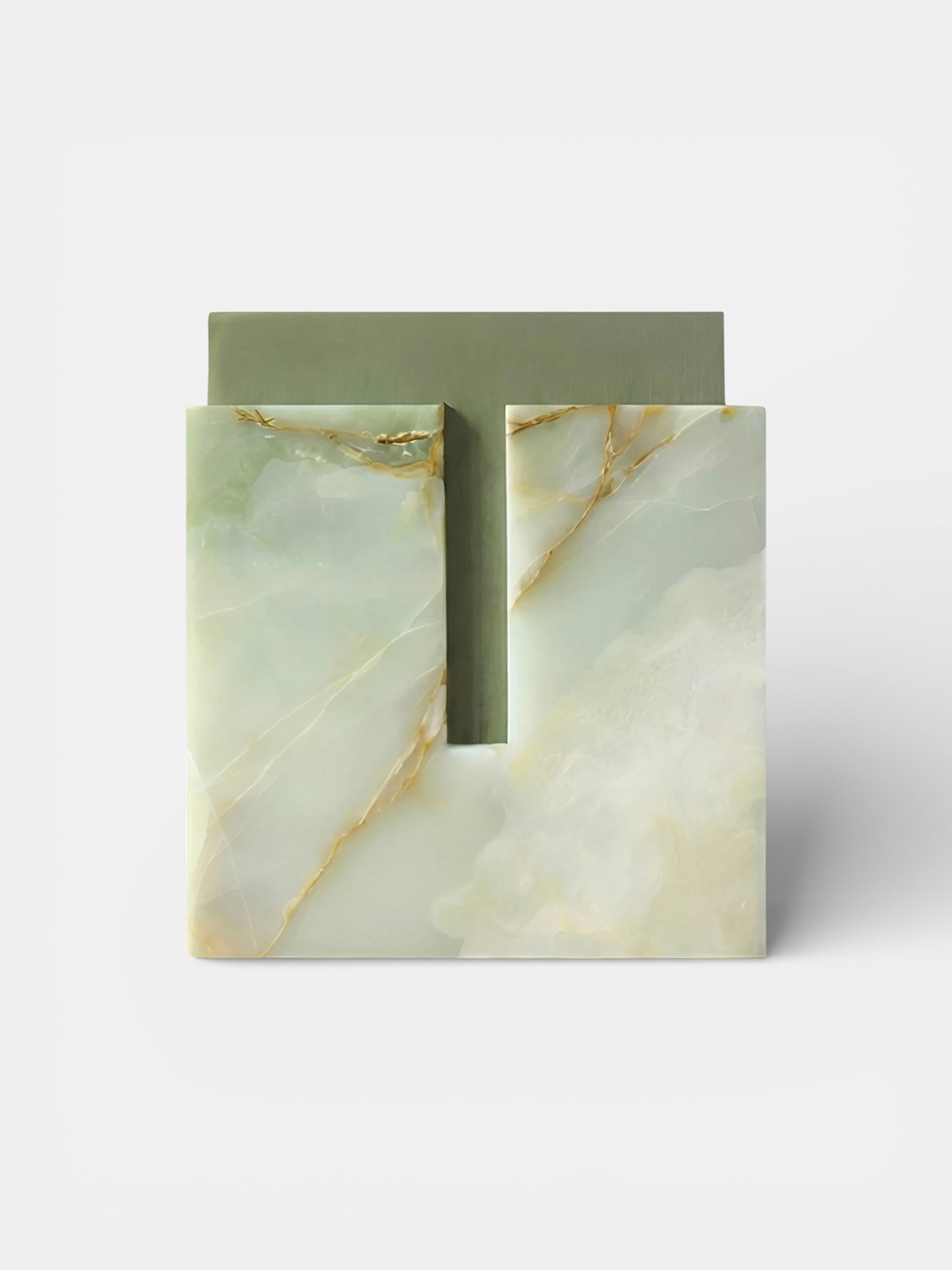 Gabi Green Onyx Stool