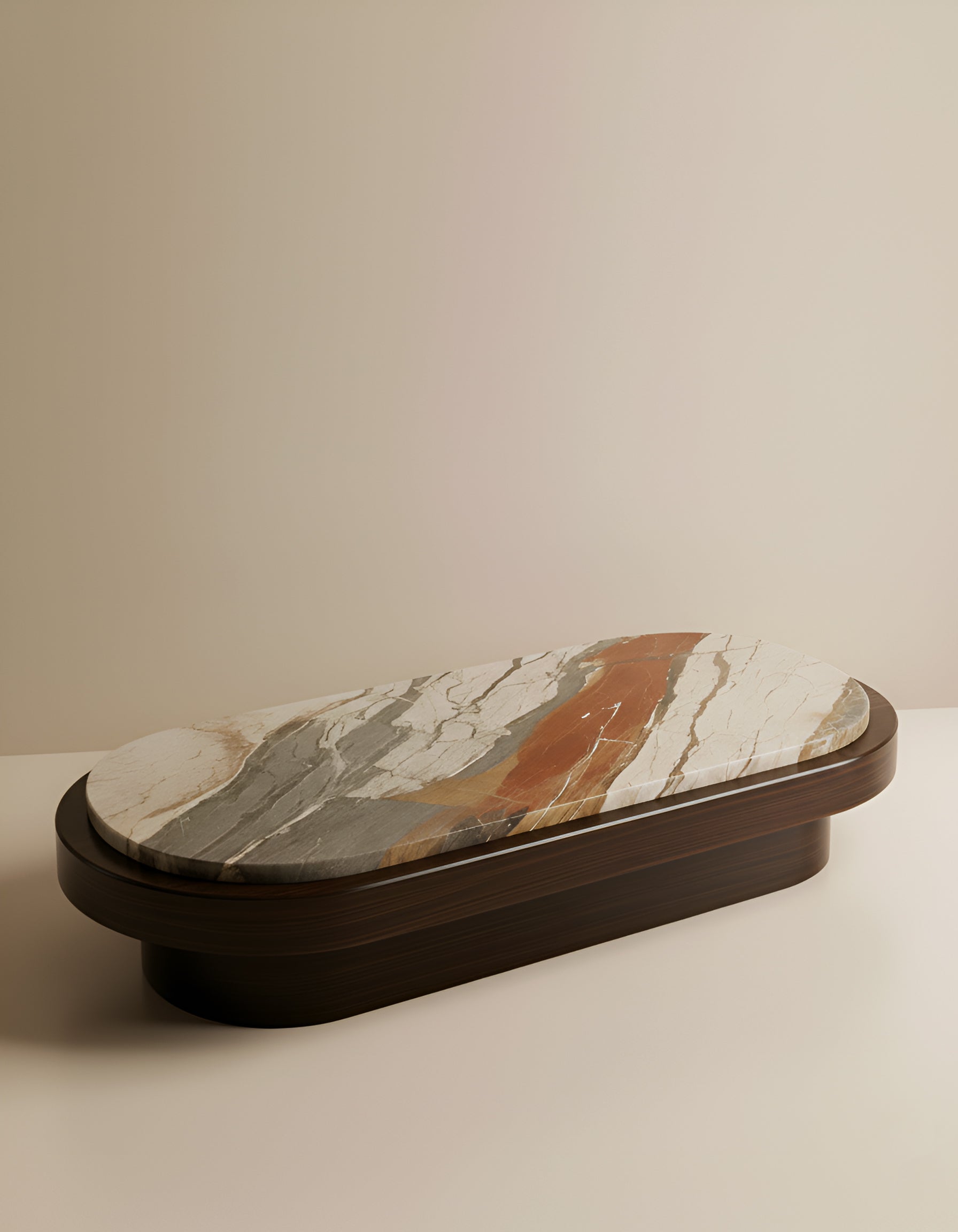 Mirage Breccia Fantastica Marble and Wood