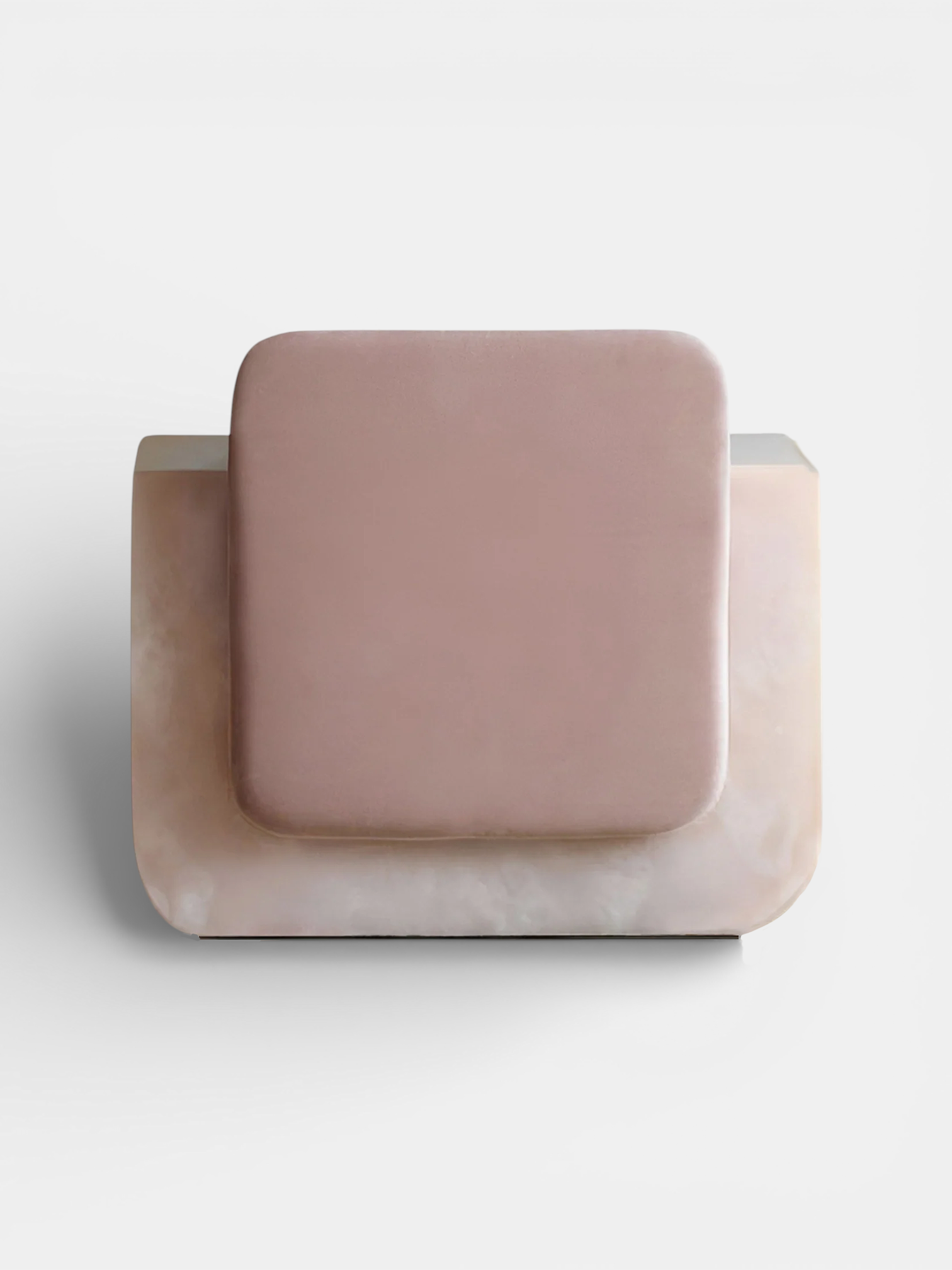 Pink Onyx Velvet Oggi Stool