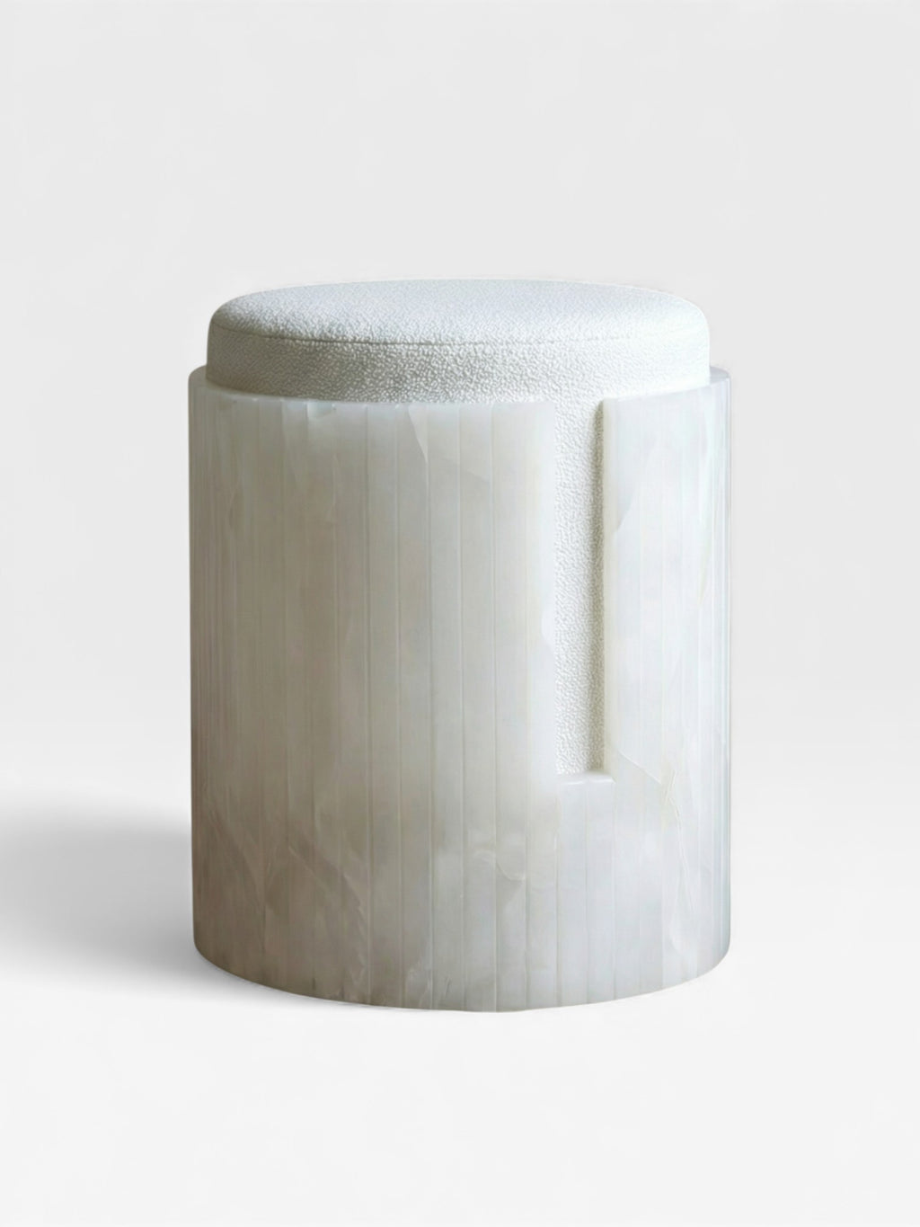 White Onyx Dolce Stool
