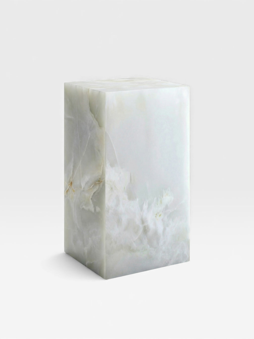White Onyx Plinth