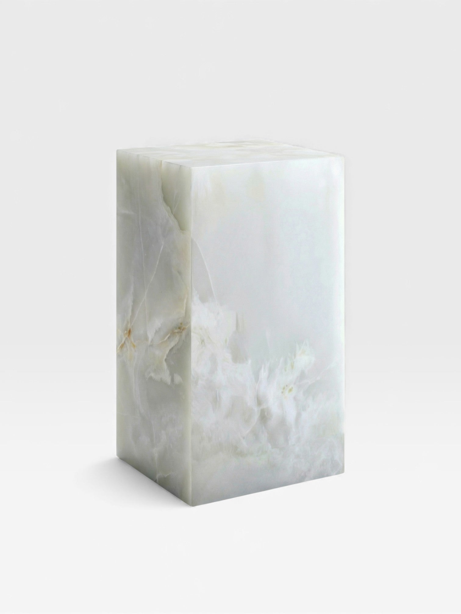 White Onyx Plinth