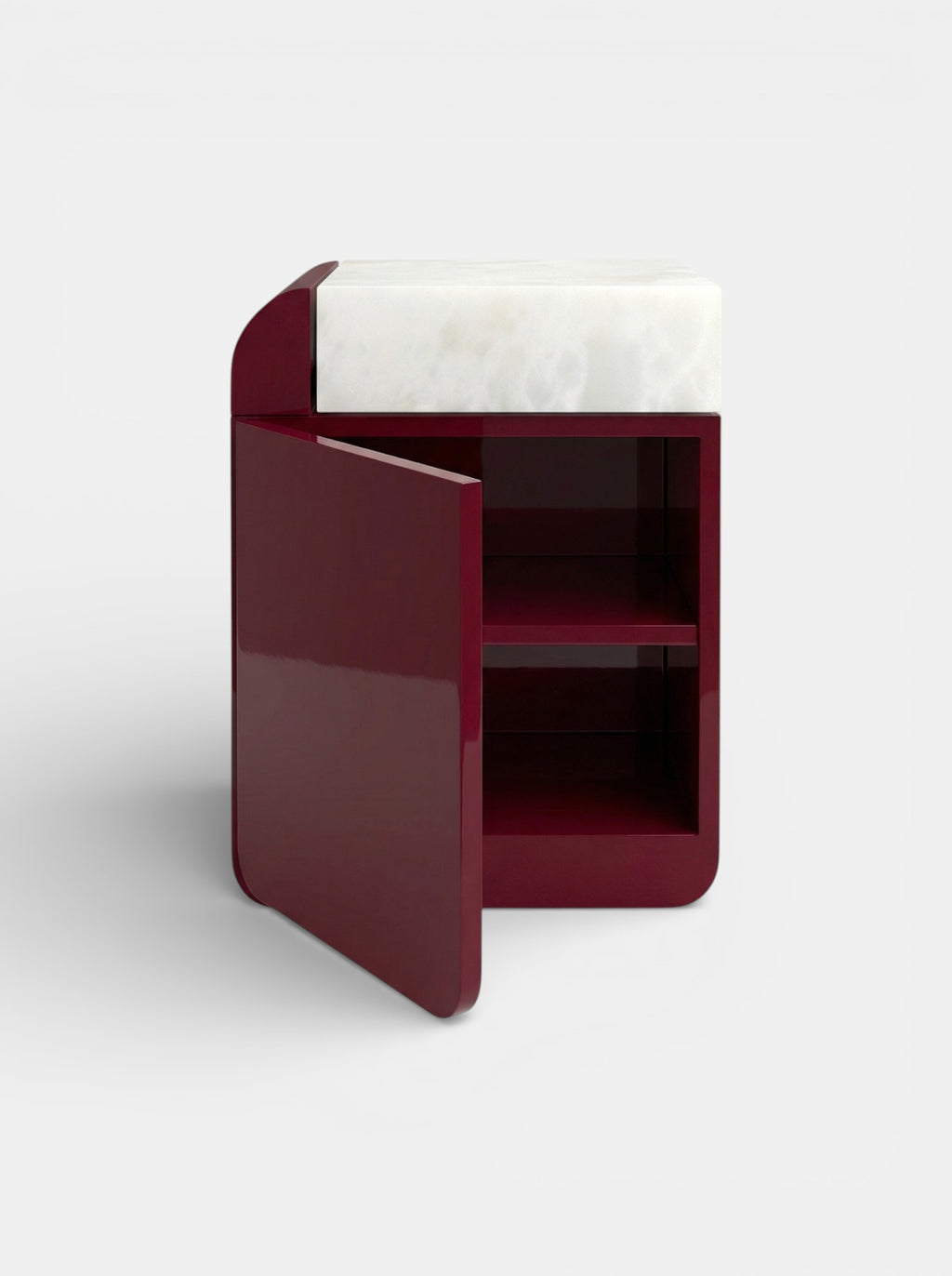 Amo Bordeaux Storage Table