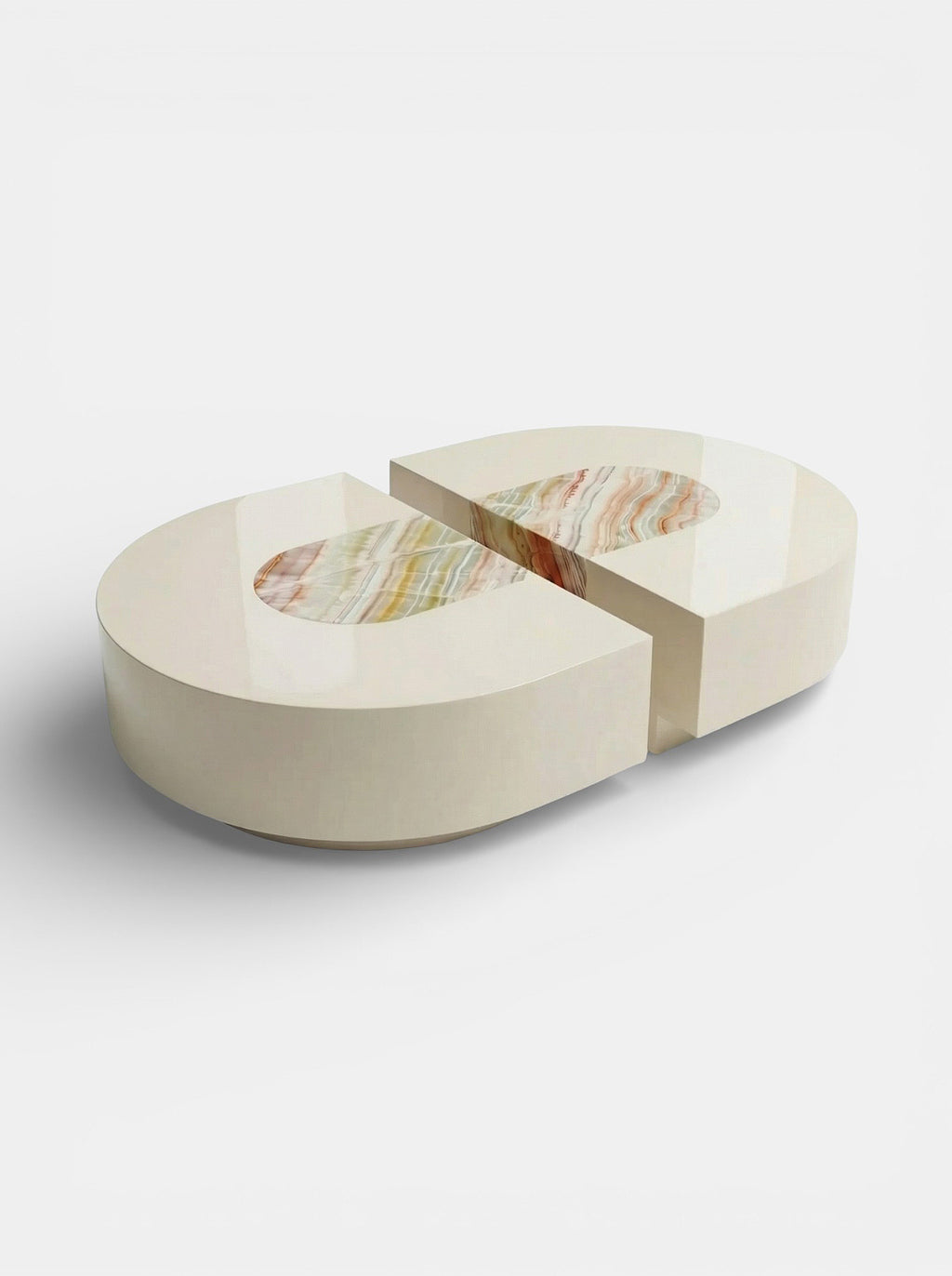 Baci Capsule Rainbow Onyx Coffee Table