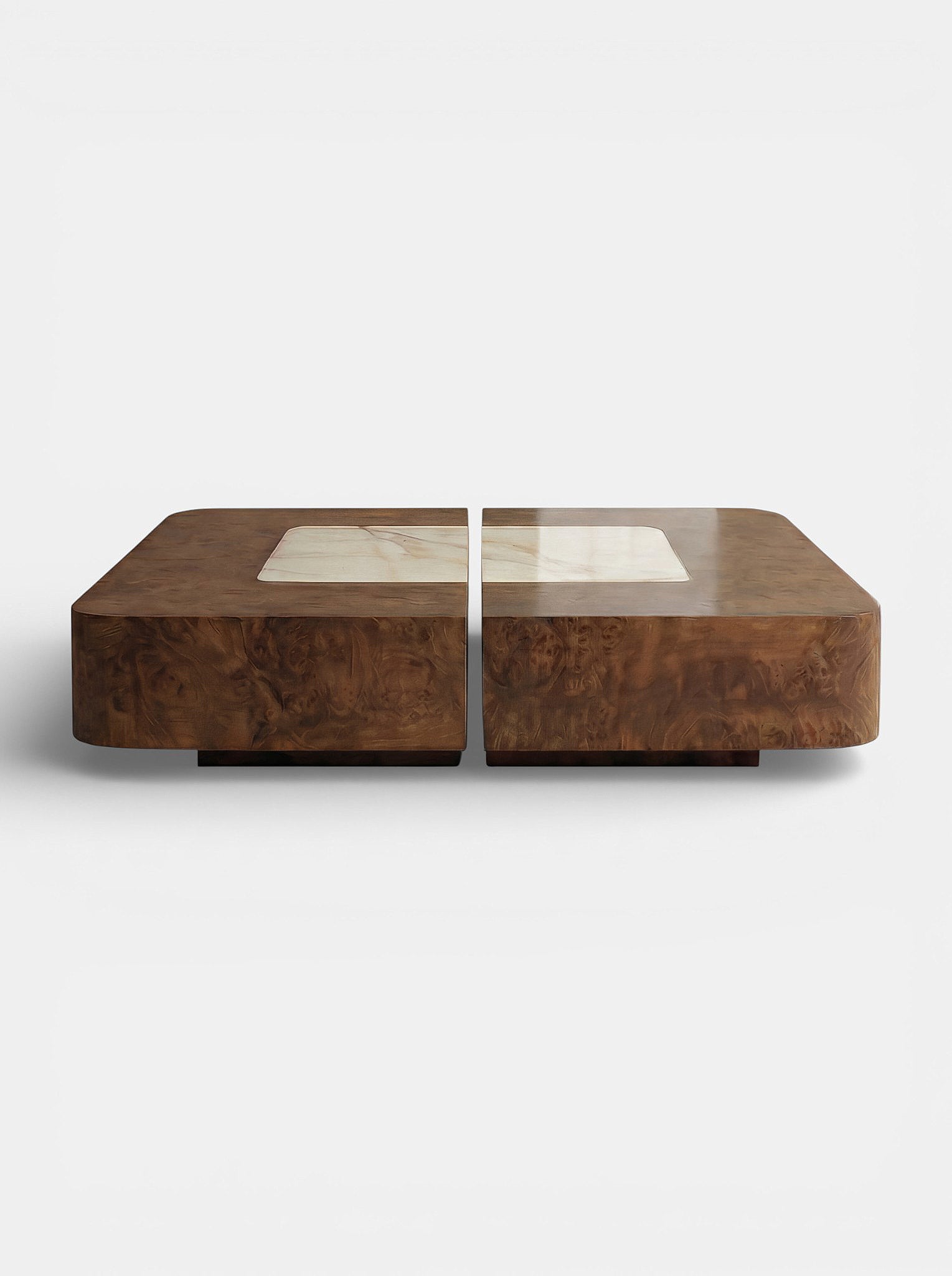 Baci Burl Wood And Shell Onyx