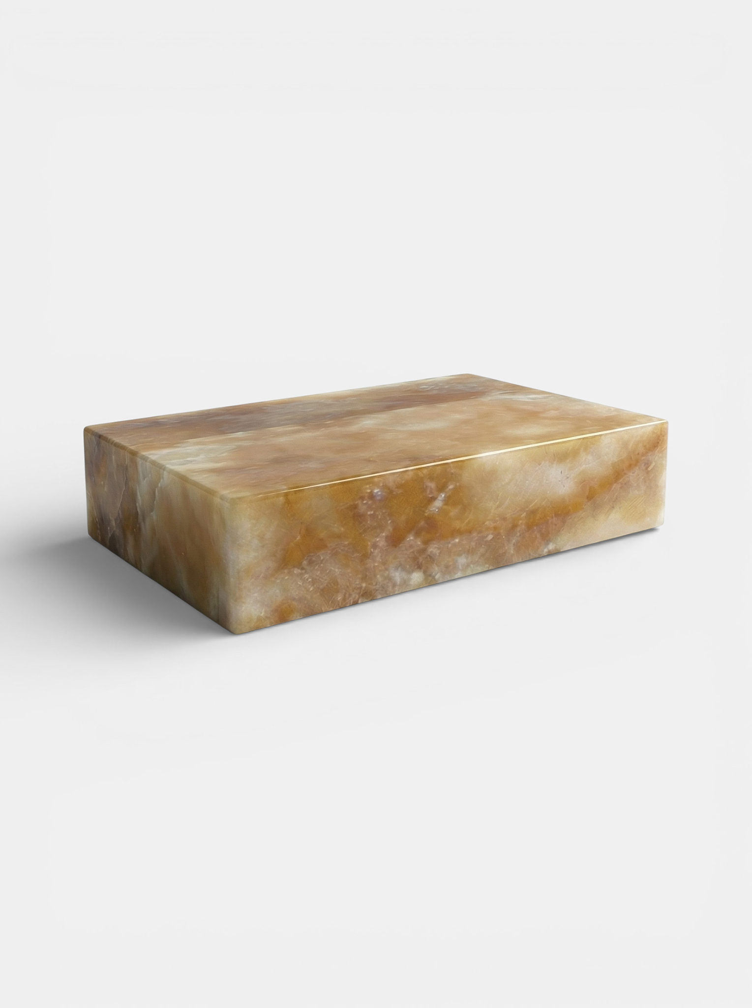 Honey Onyx Bubble Gum Coffee Table