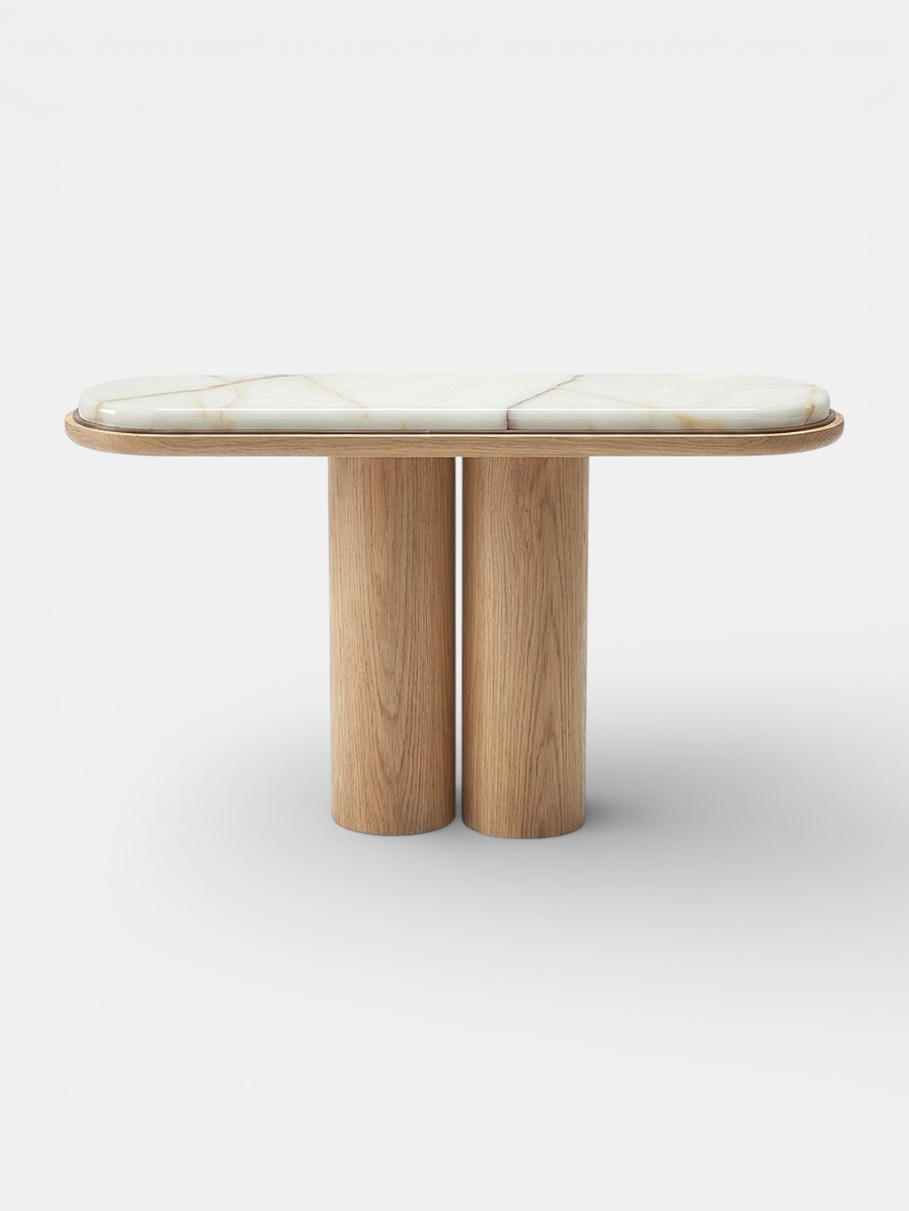 Ida Oak And Onyx Console