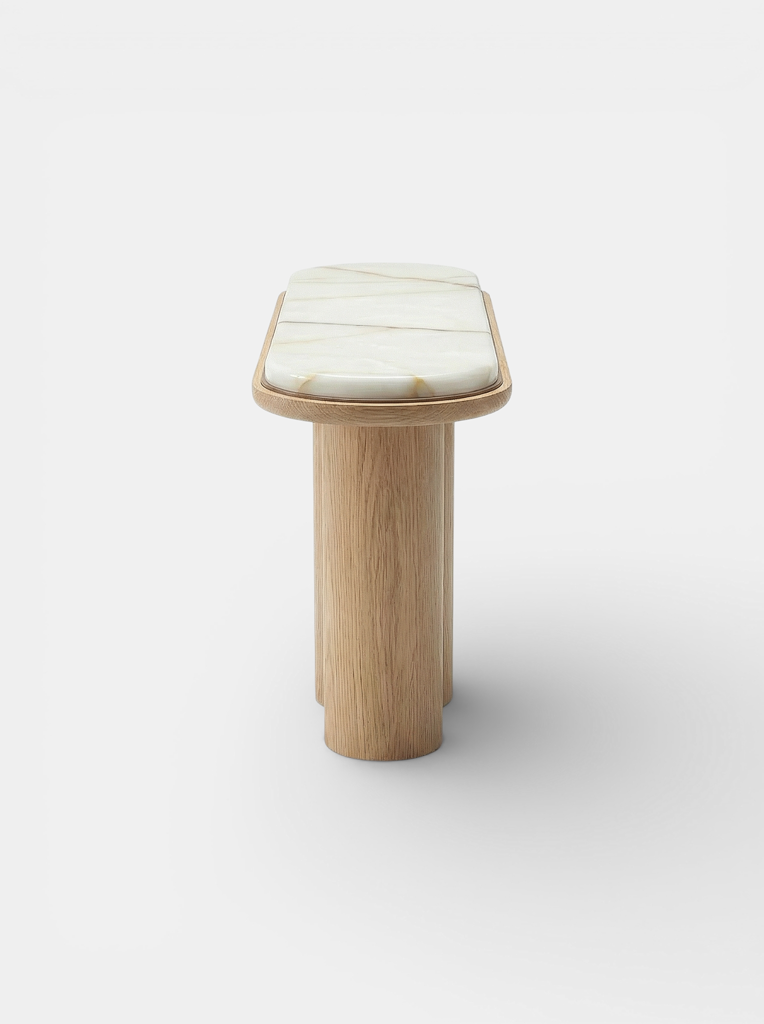 Ida Oak And Onyx Console