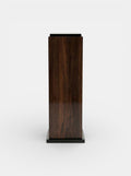 Wood And Black Lacquered Plinth