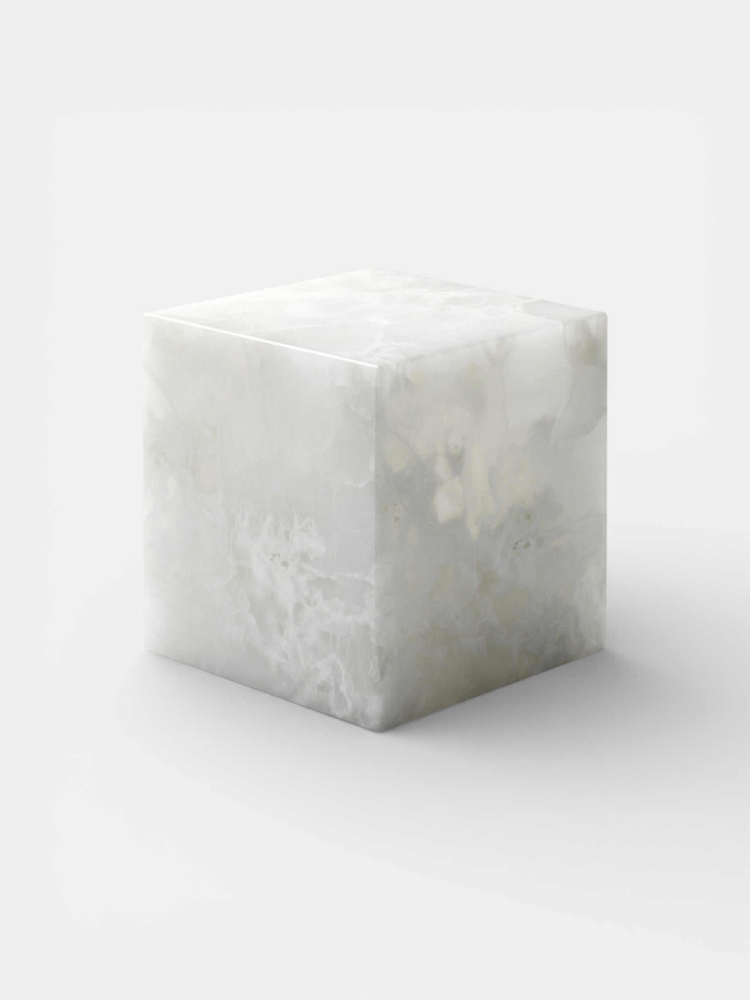 White Onyx Cube